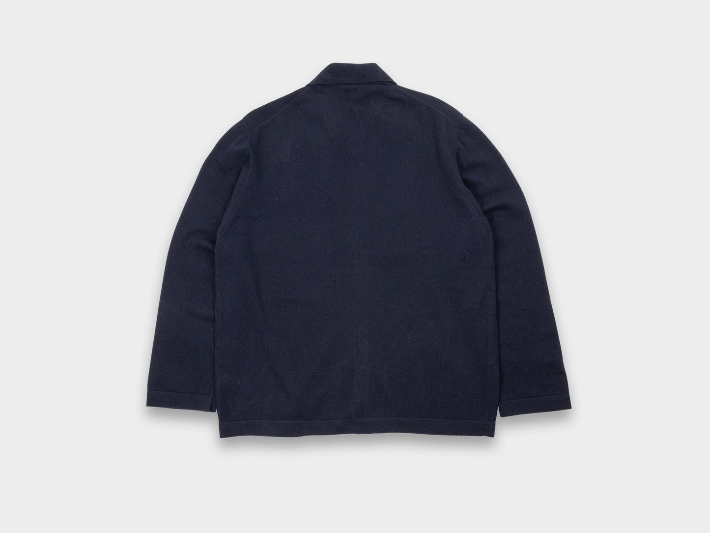 Evan Kinori Cashmere Button Down Navy