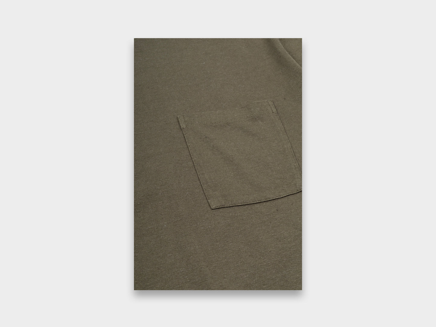 Evan Kinori Pocket Tee Dark Olive