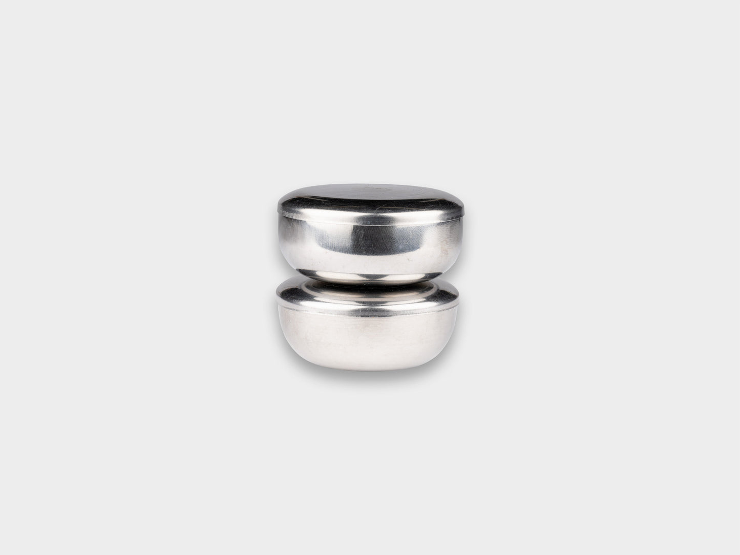 KM Stainless Rice Bowl Used