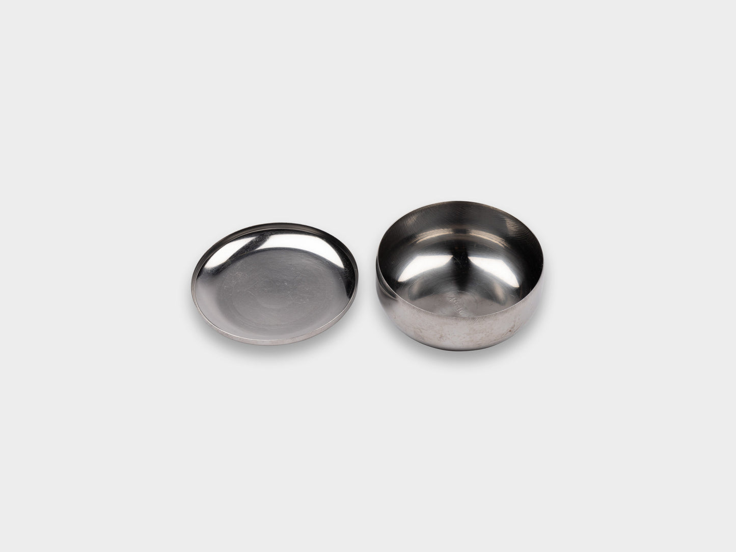 KM Stainless Rice Bowl Used
