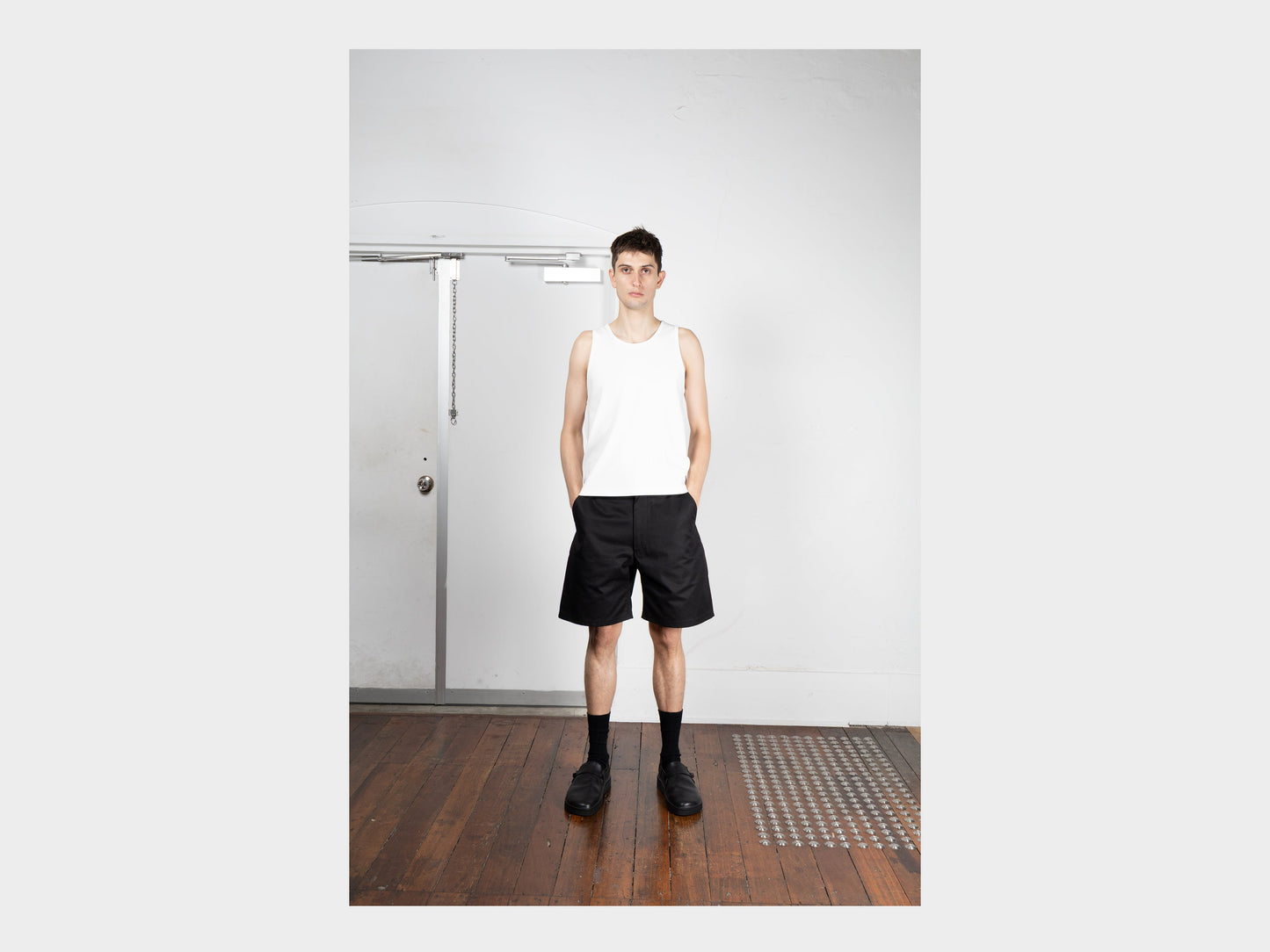 LWT0 "Singlet 2P" White Rib