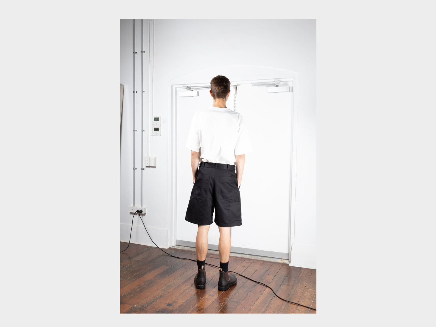 R0J7 "Jebok Shorts" Black Work