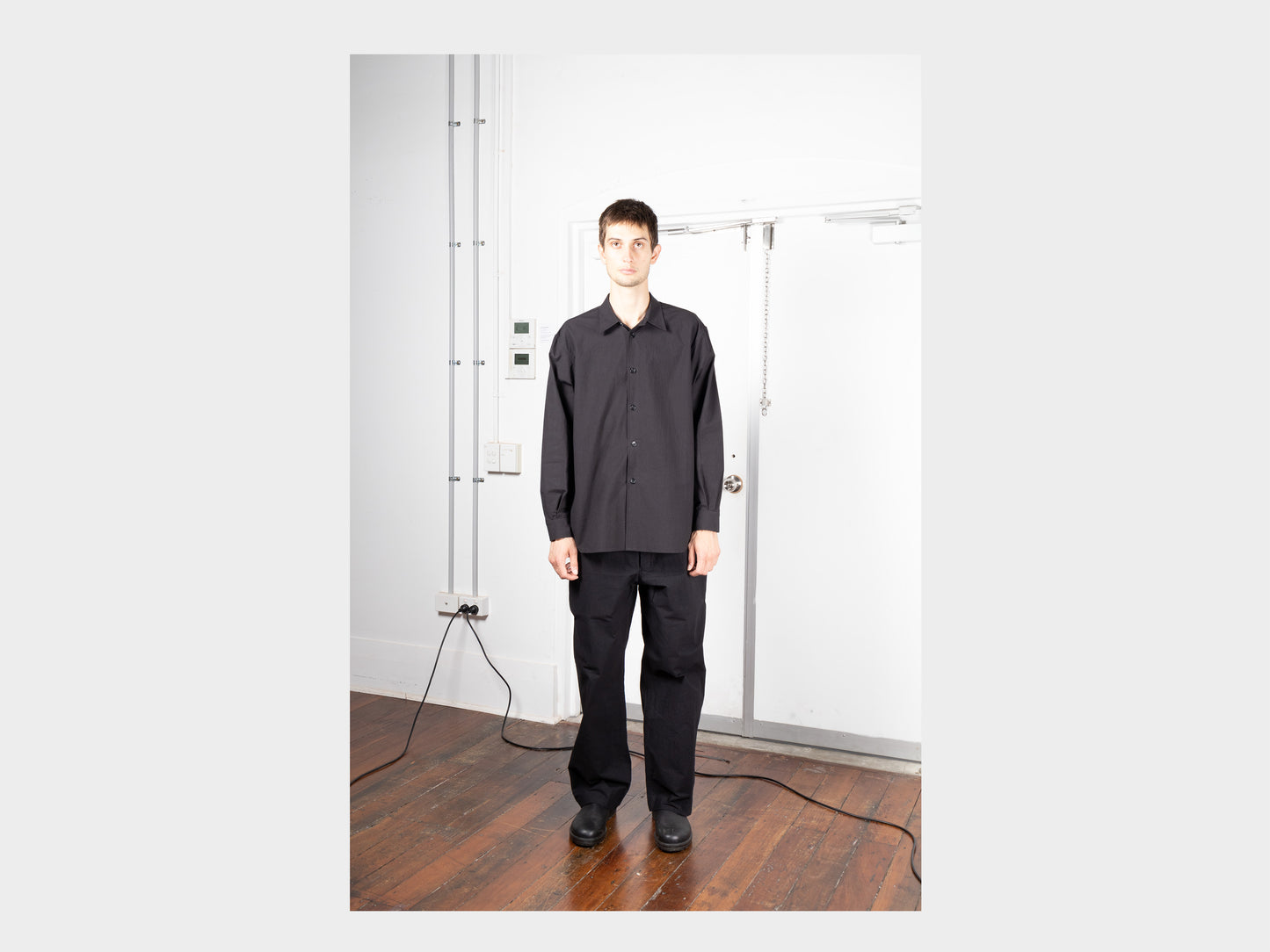 R0S8 "Weather Shirt" Black Weather