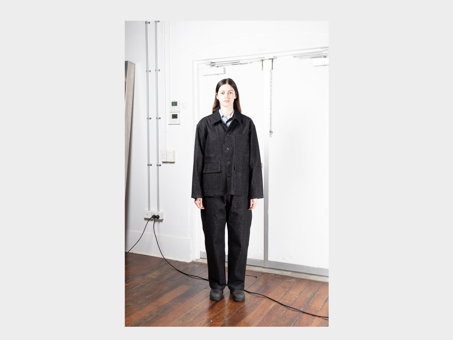 R16J2 "Jebok Jacket" Black Slub Denim