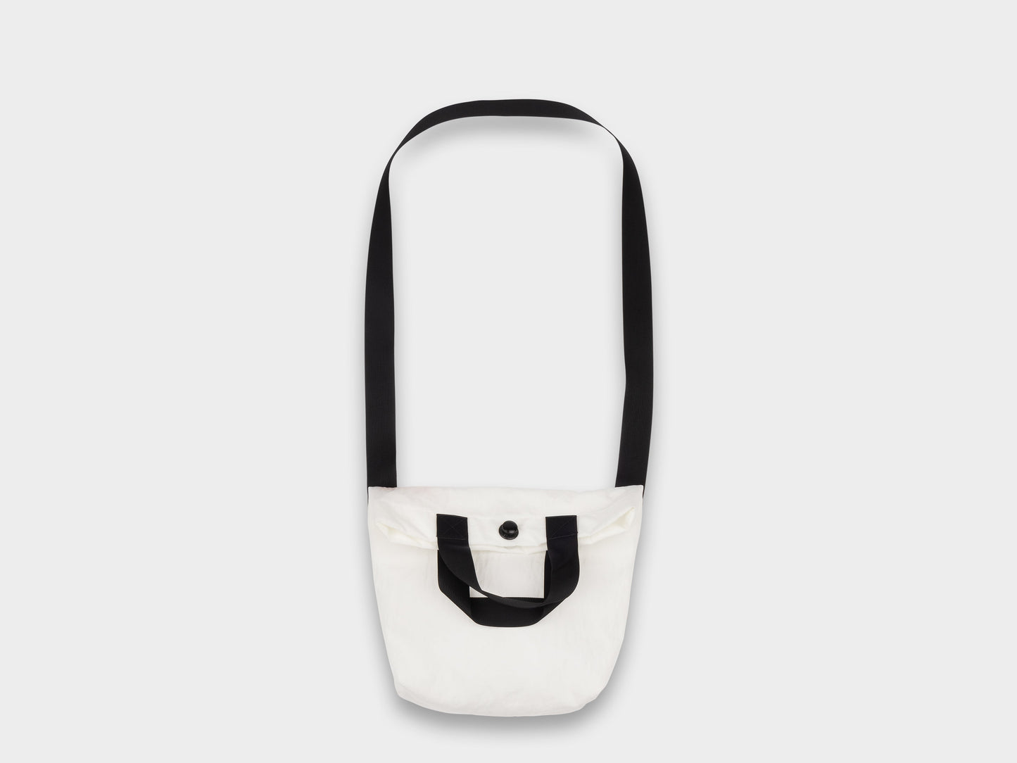 R19B4 "Mini Tote" White Nylon
