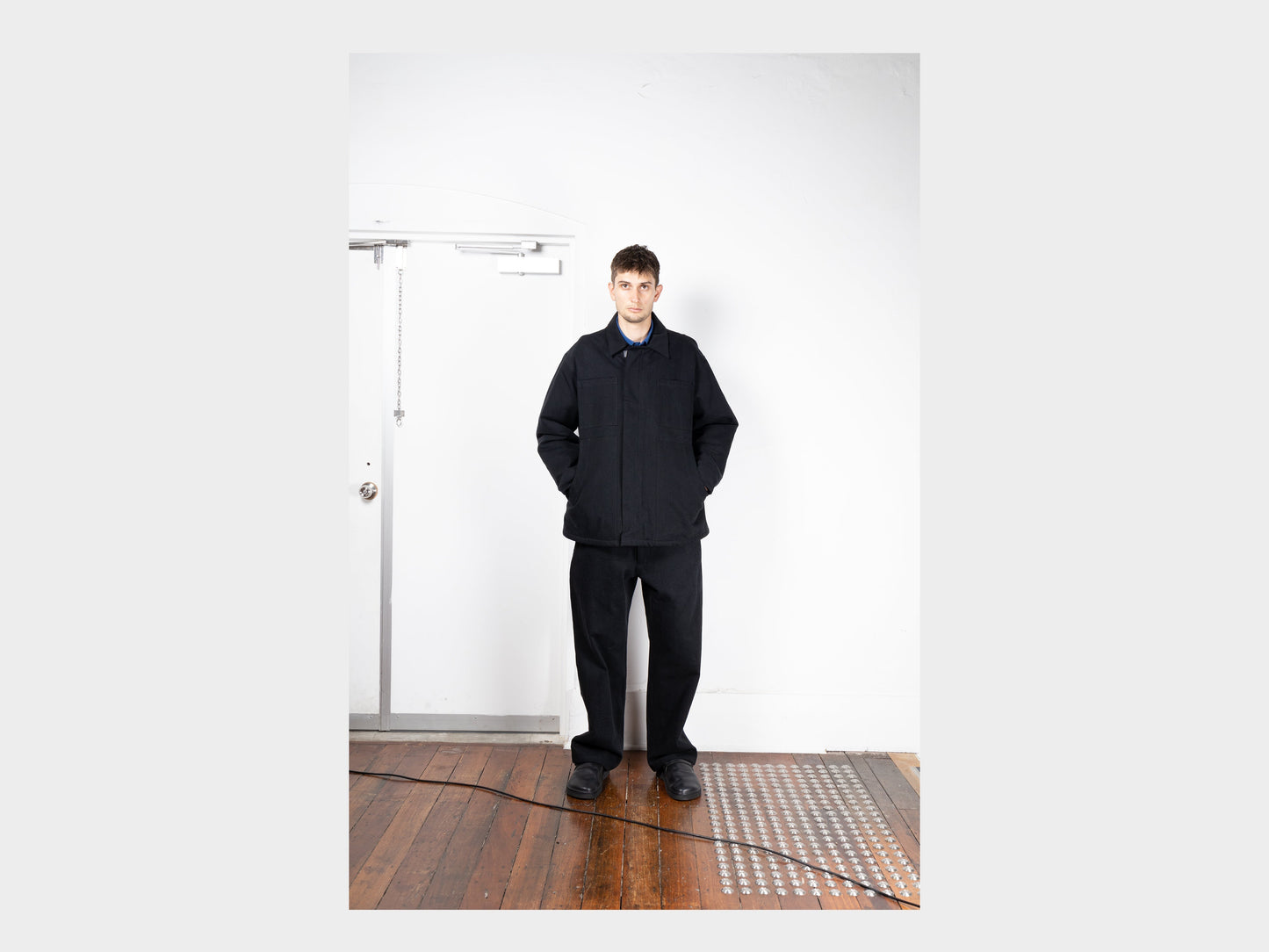 R19J1 "Jebok Coat" All Black Denim