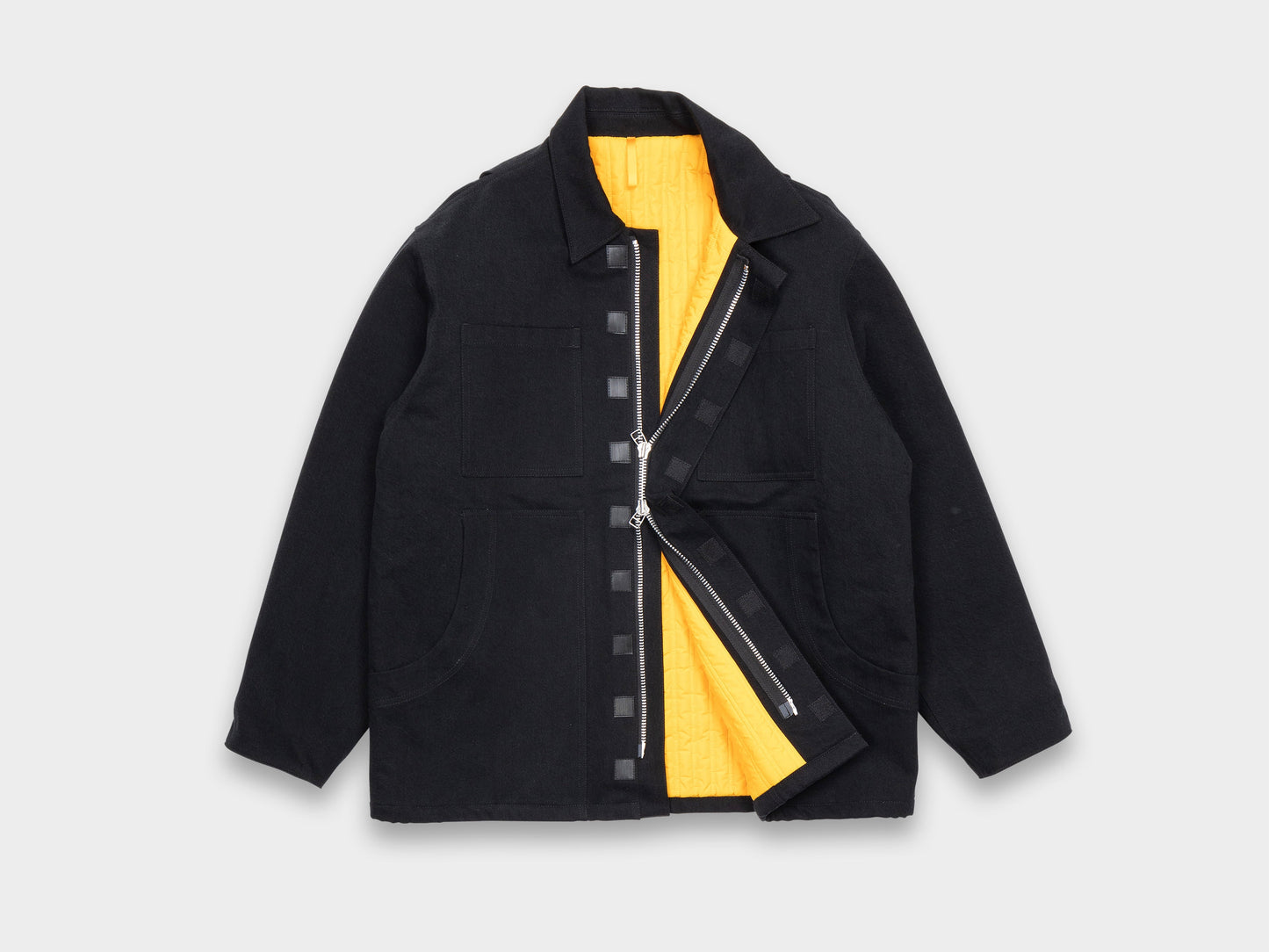 R19J1 "Jebok Coat" All Black Denim