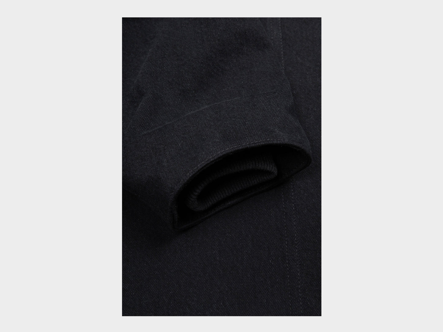 R19J1 "Jebok Coat" All Black Denim