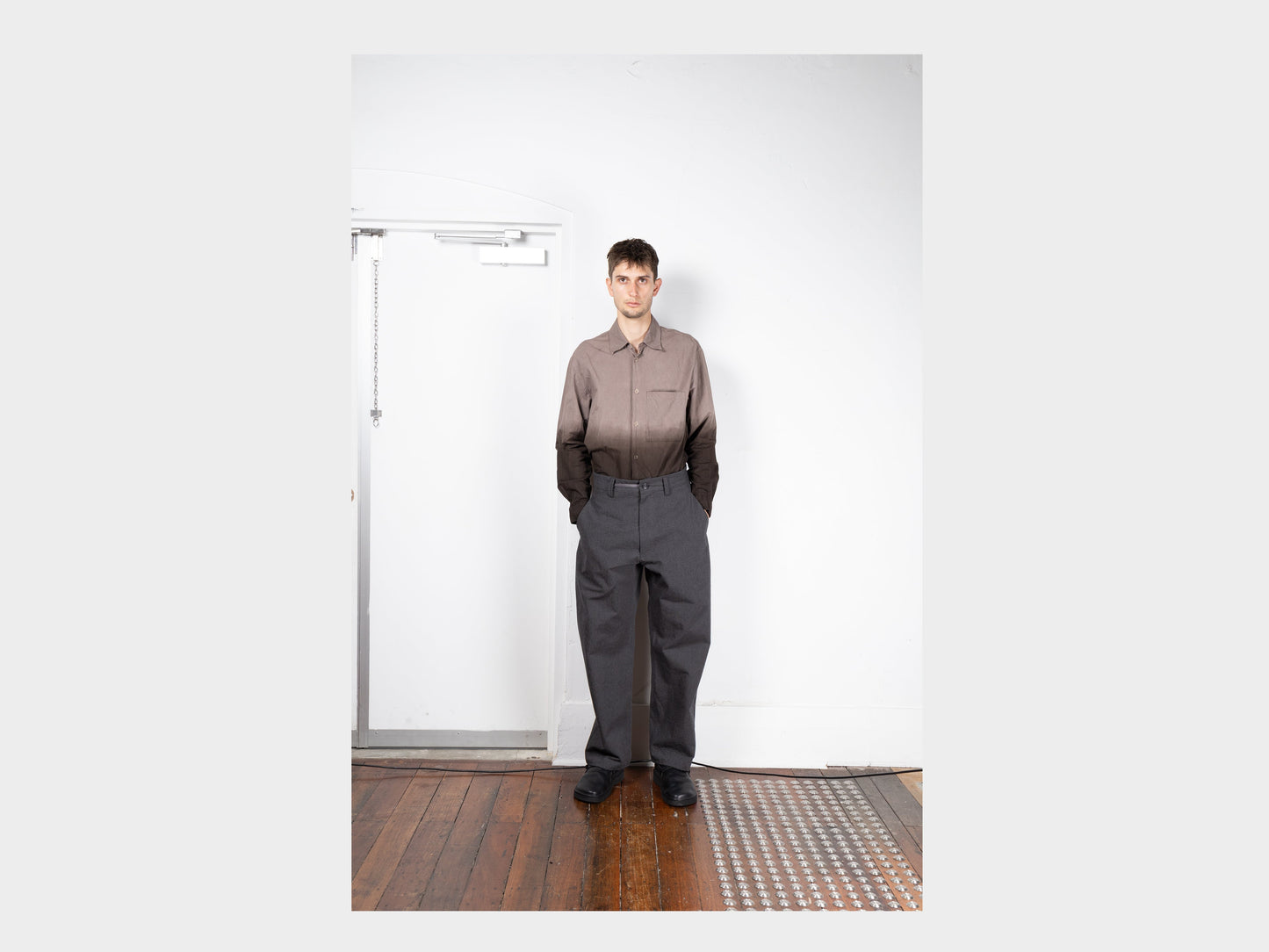 R19P4 "Wide Pants" Granite Wool