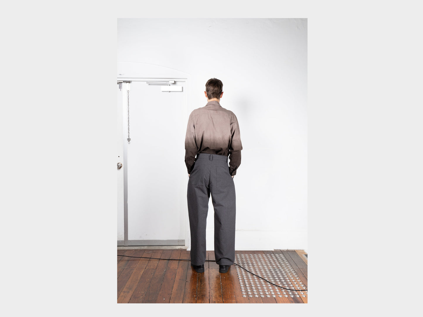 R19P4 "Wide Pants" Granite Wool