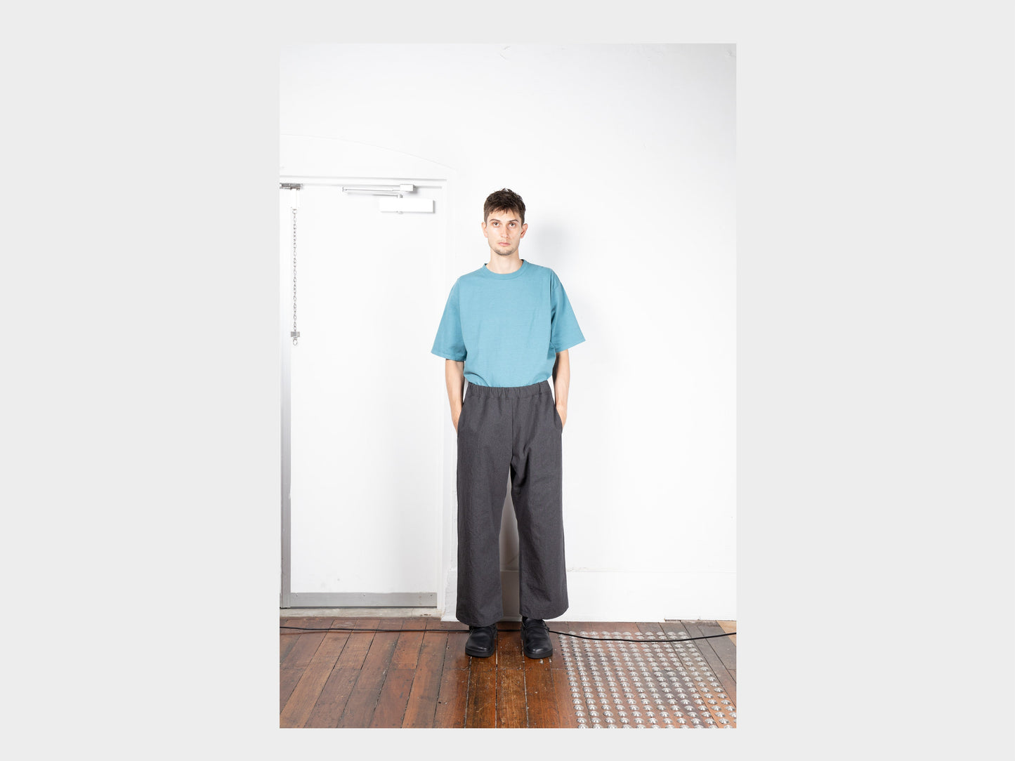 R19P5 "Solid Pants" Granite Wool