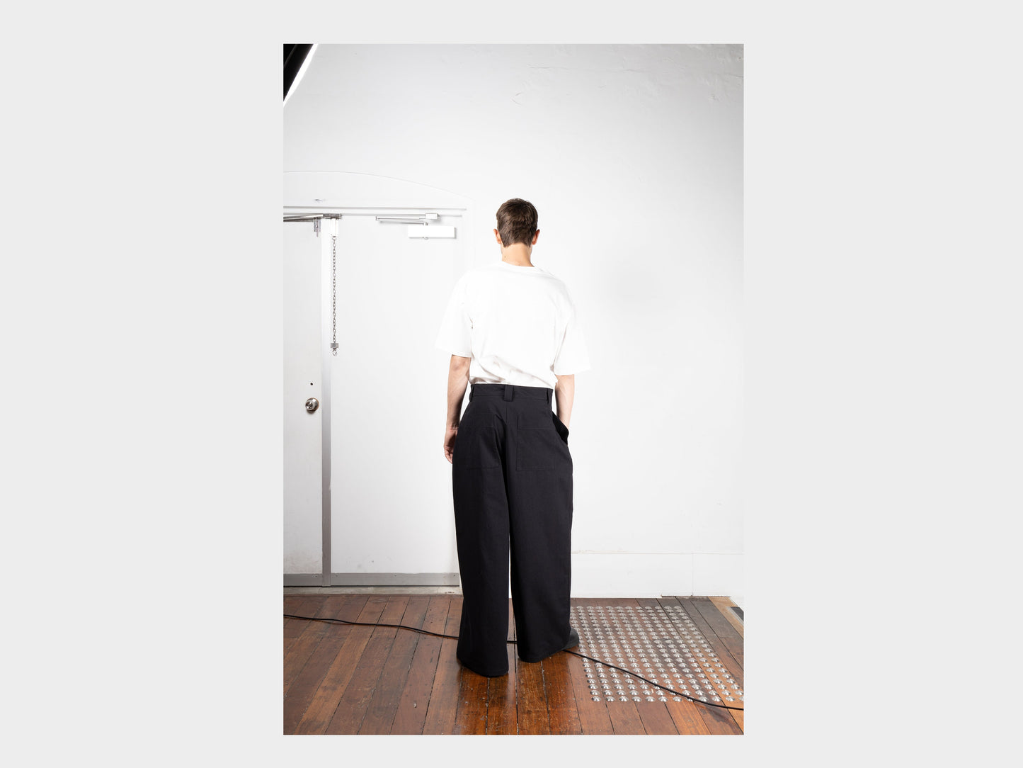 R19P8 "Sail Pants" Black Wash