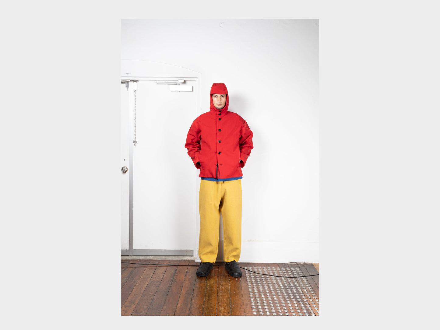 R19Y3 "Gill Jacket" Waratah Nylon