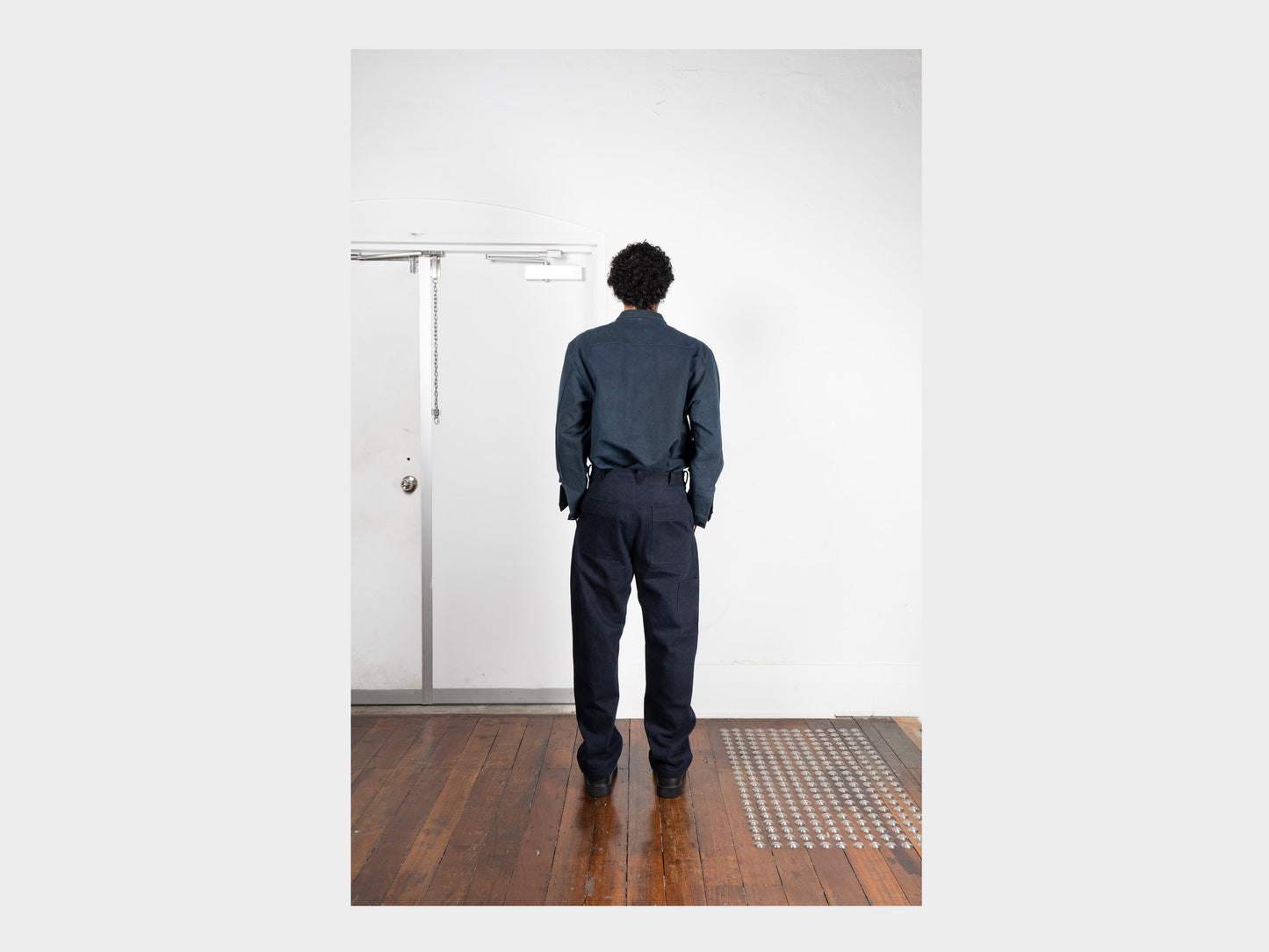 R20J4 "Jebok Chino" Blue Sumi Organic Denim