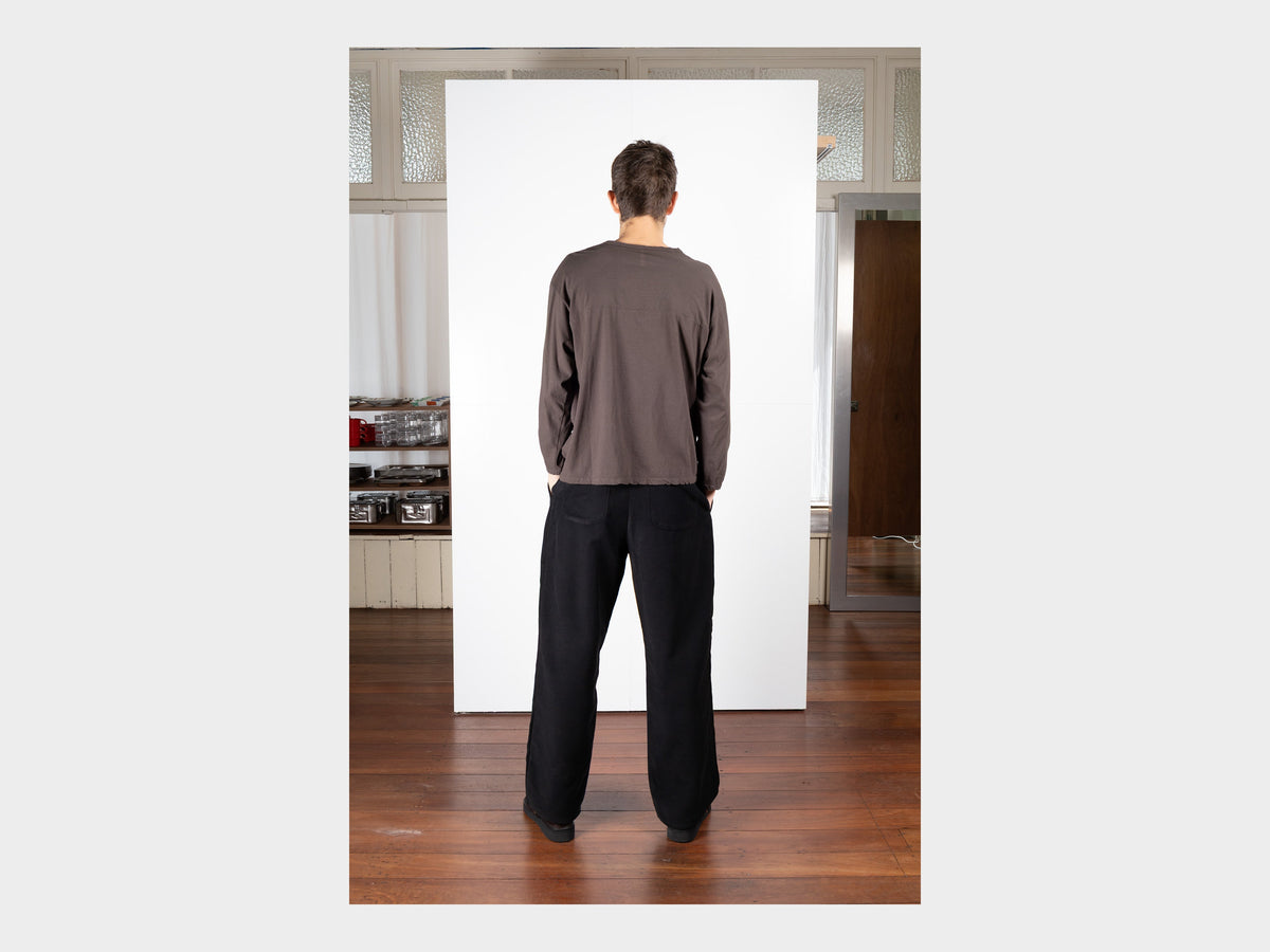 R0T6 "L/S Binder T-Shirt" Carbon
