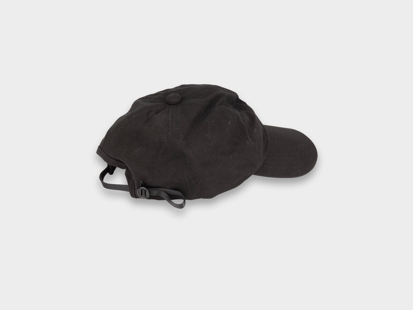 SPC1 "Shallow Cap" Roll–dyed Black Linen