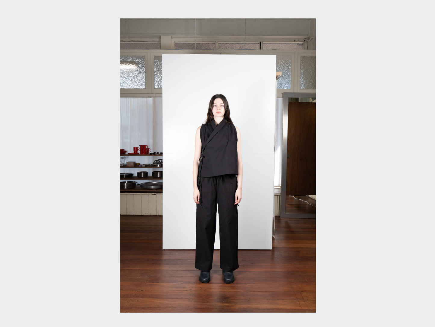 W-R0S8 "Jeogori Shirt" Black Weather
