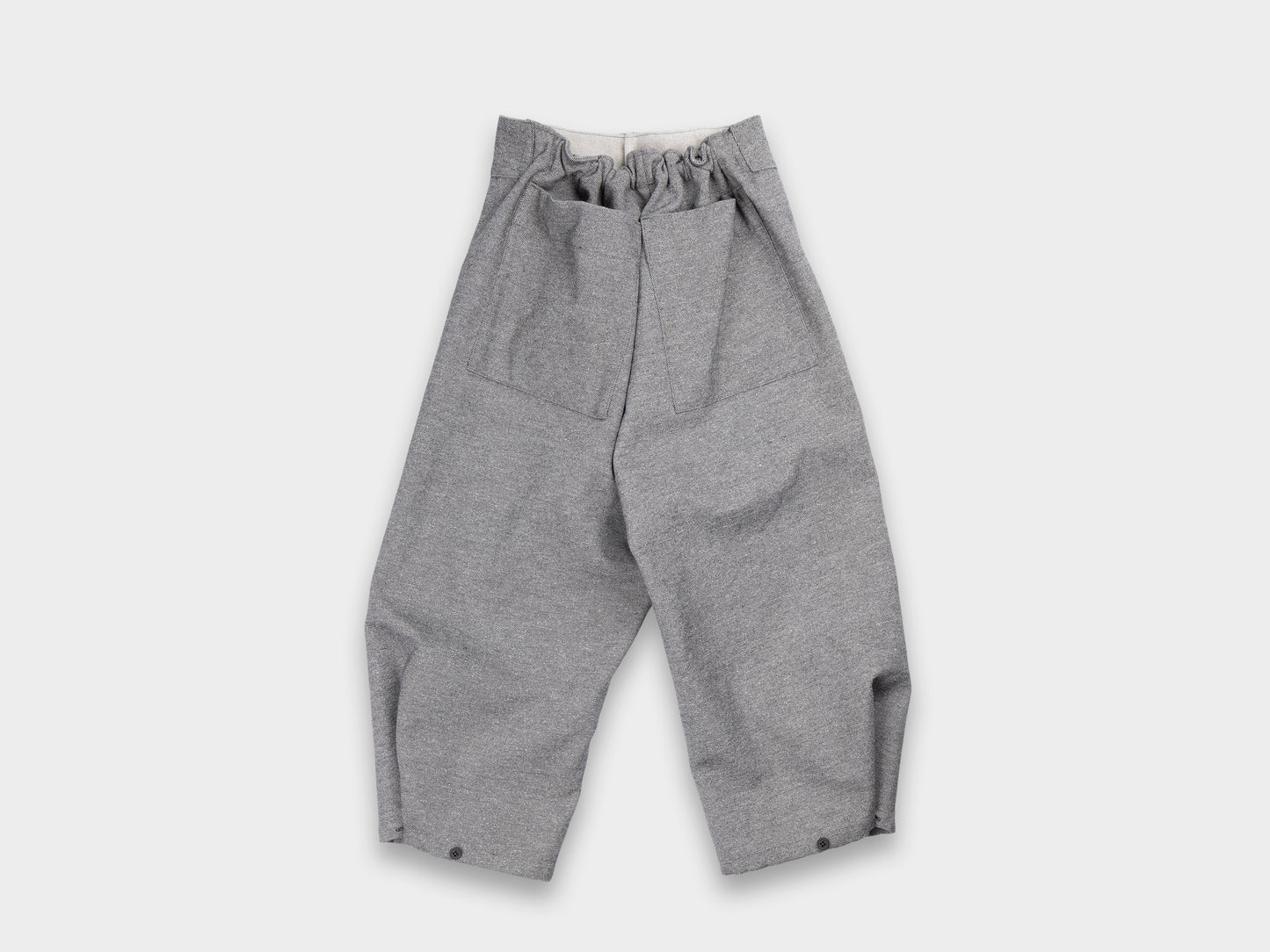 W-R19P3 "Bucket Pants" Stone Twill