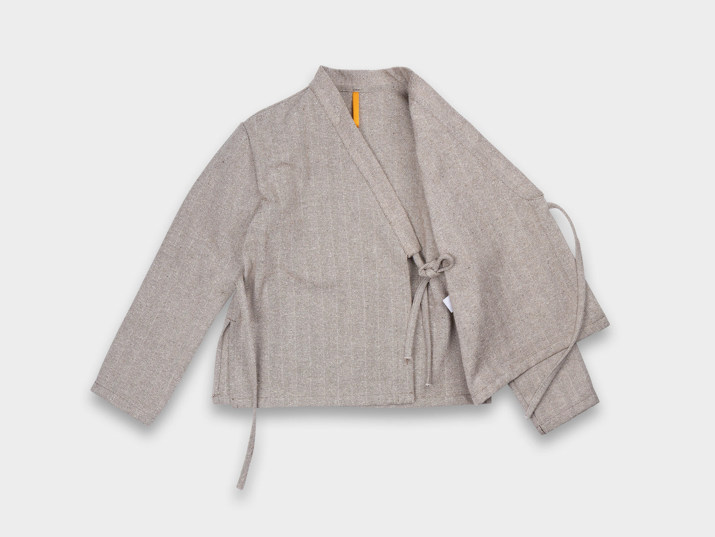 W-R19S8 "Jeogori Jacket" Gravel Herringbone