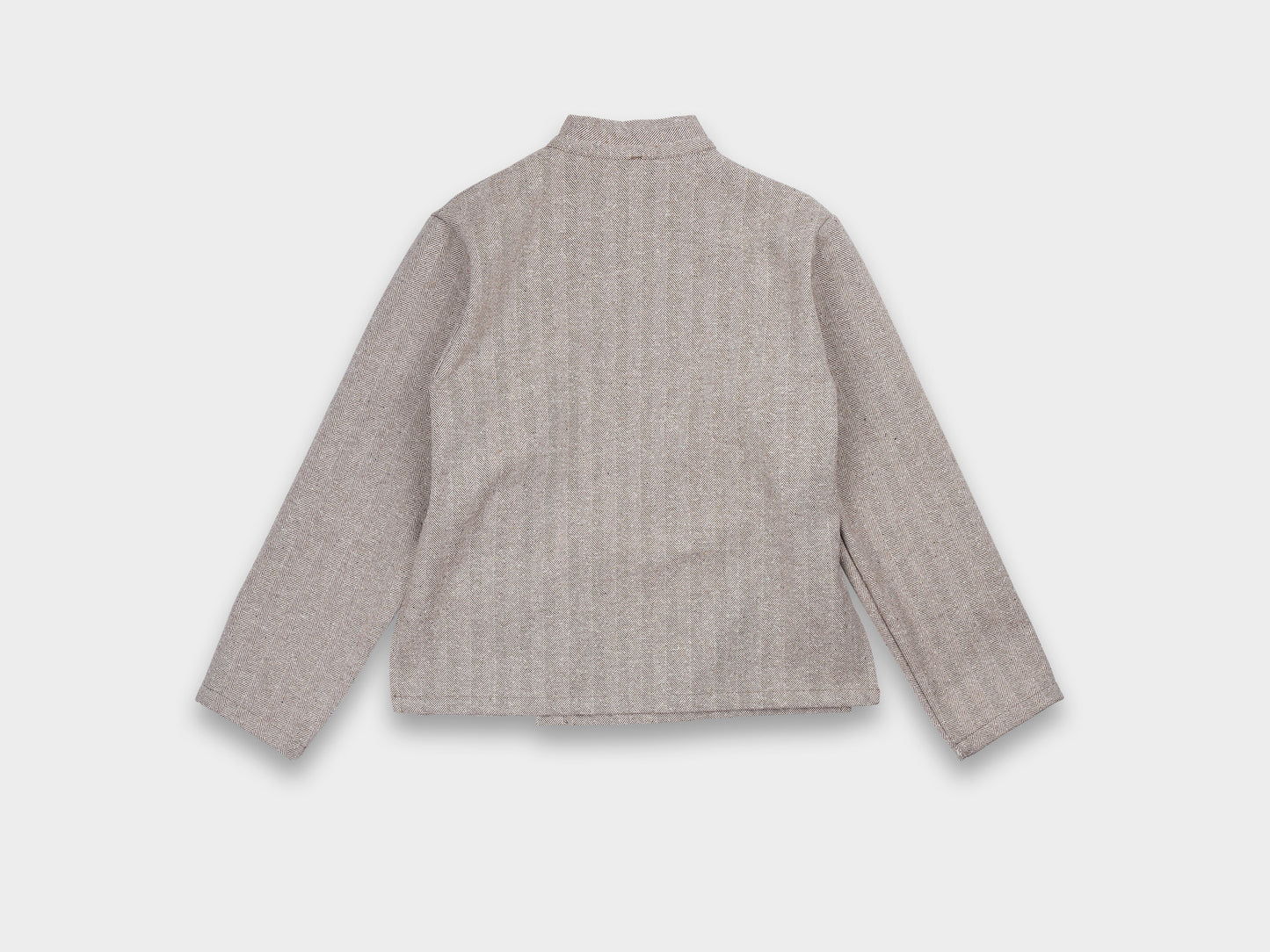 W-R19S8 "Jeogori Jacket" Gravel Herringbone