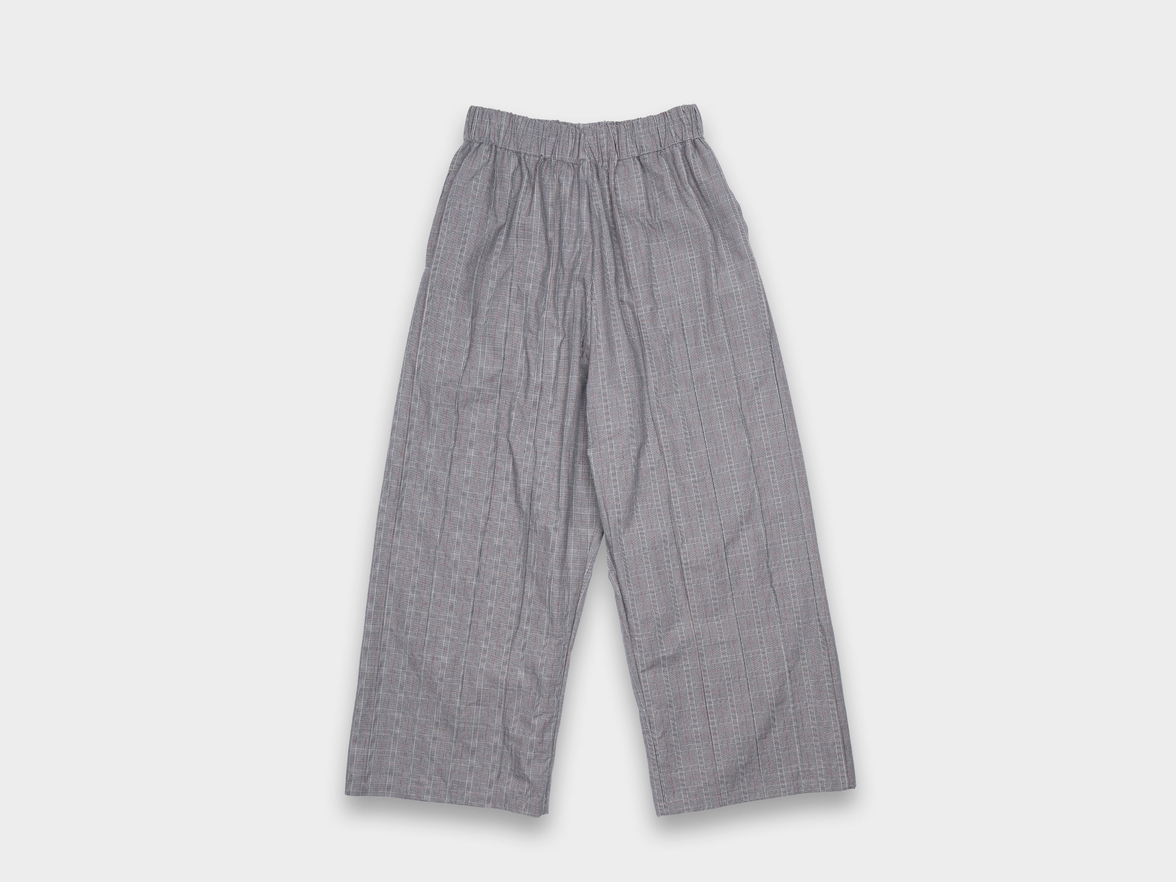 【GRAY】ONE TUCK TROUSERS IRENISA One Tuck Buggy Trousers （Gray）- Osaka / Kyoto, Ship