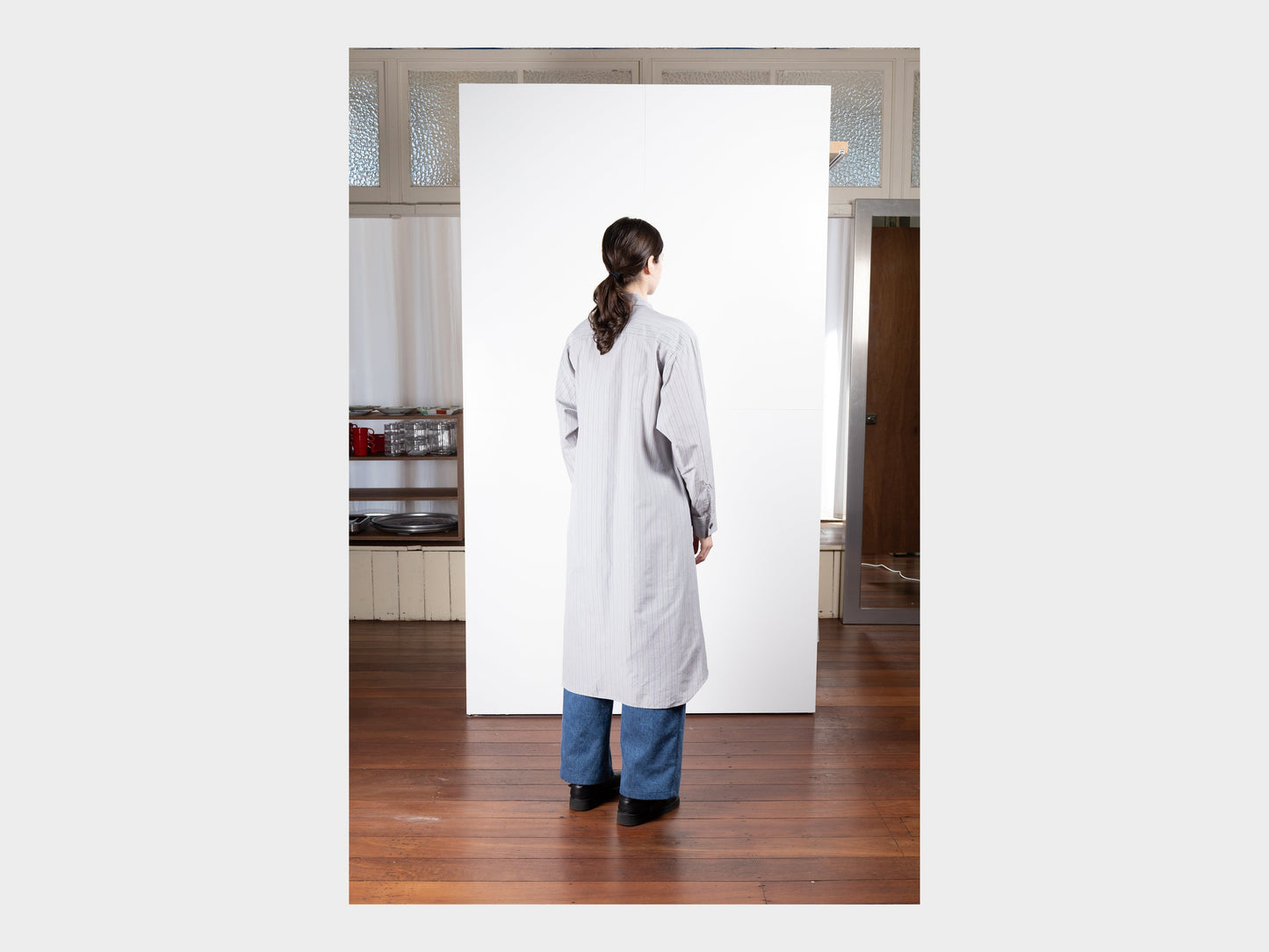 W–R21A1 "Shirt Dress" Grey Plot