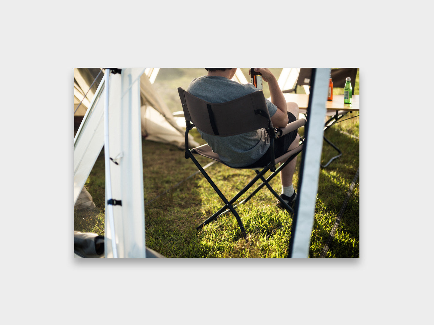 Snow Peak Grey Folding Chair