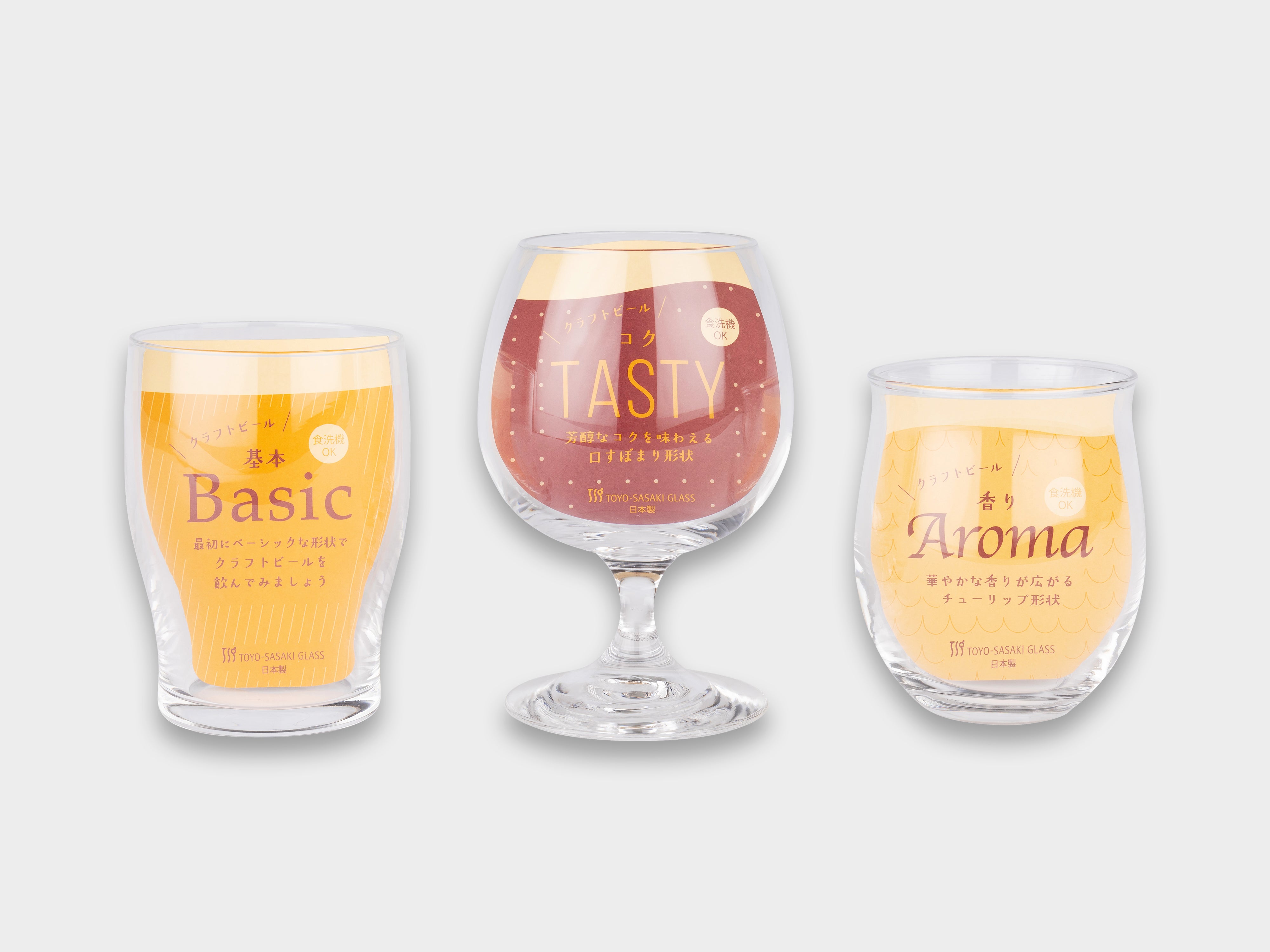 Toyo-Sasaki Craft Beer Glasses Gift Set