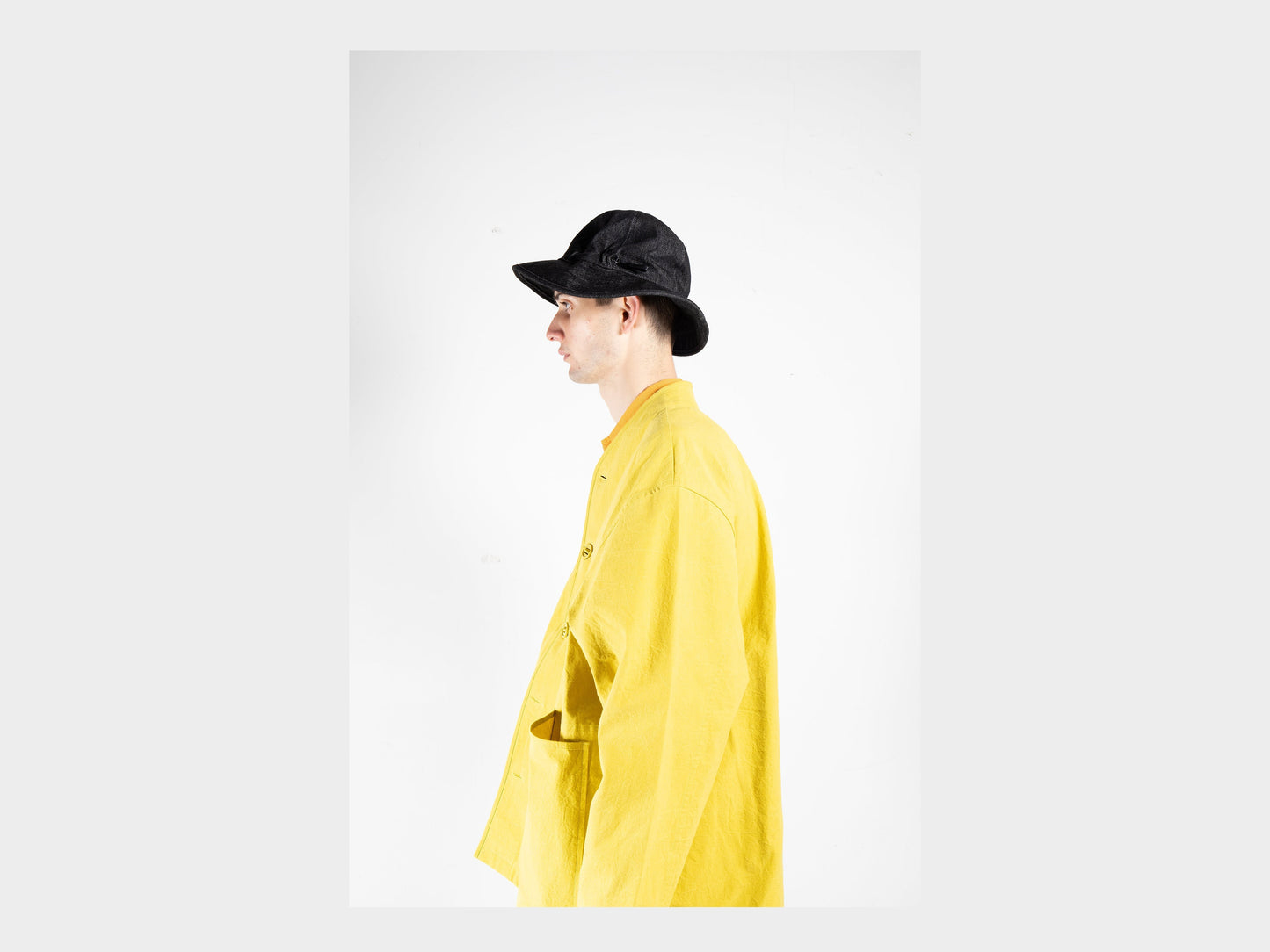 R16C2 "Wide Hat" Black Slub Denim