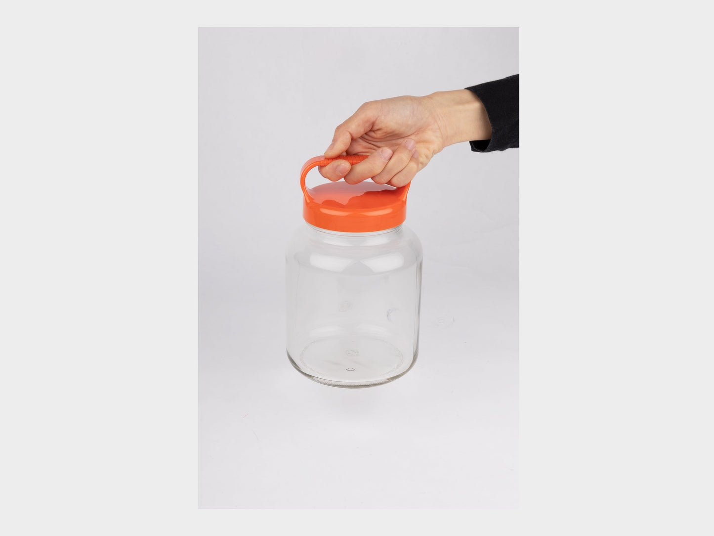 Okawa Glass Tesage Bottle Orange