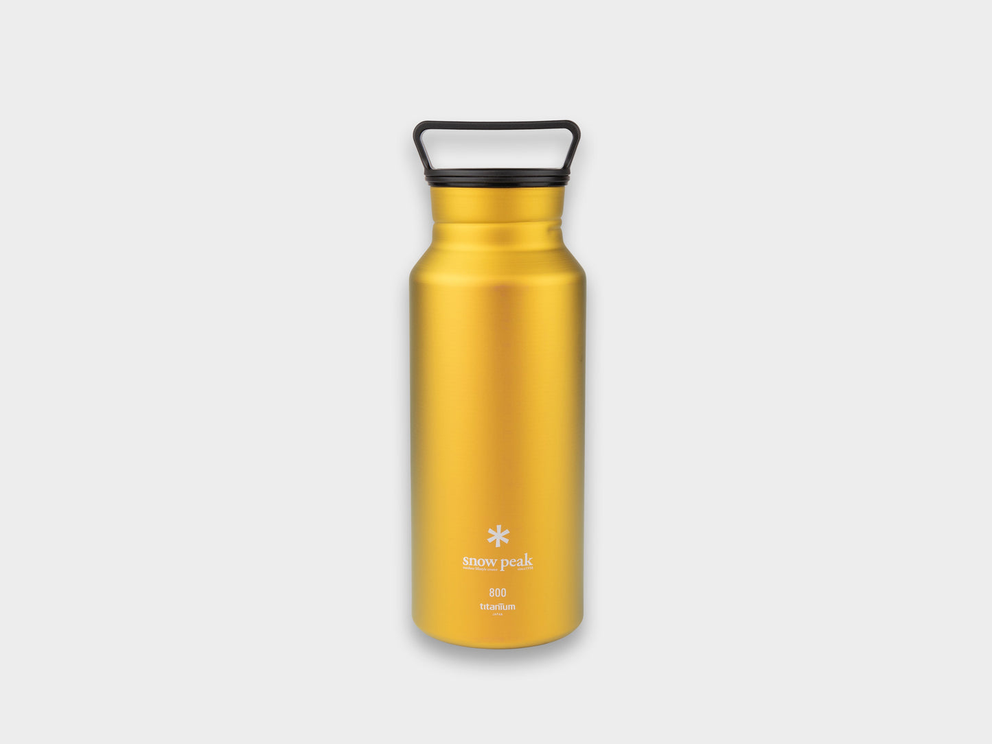 Snow Peak Titanium Aurora Bottle Yellow