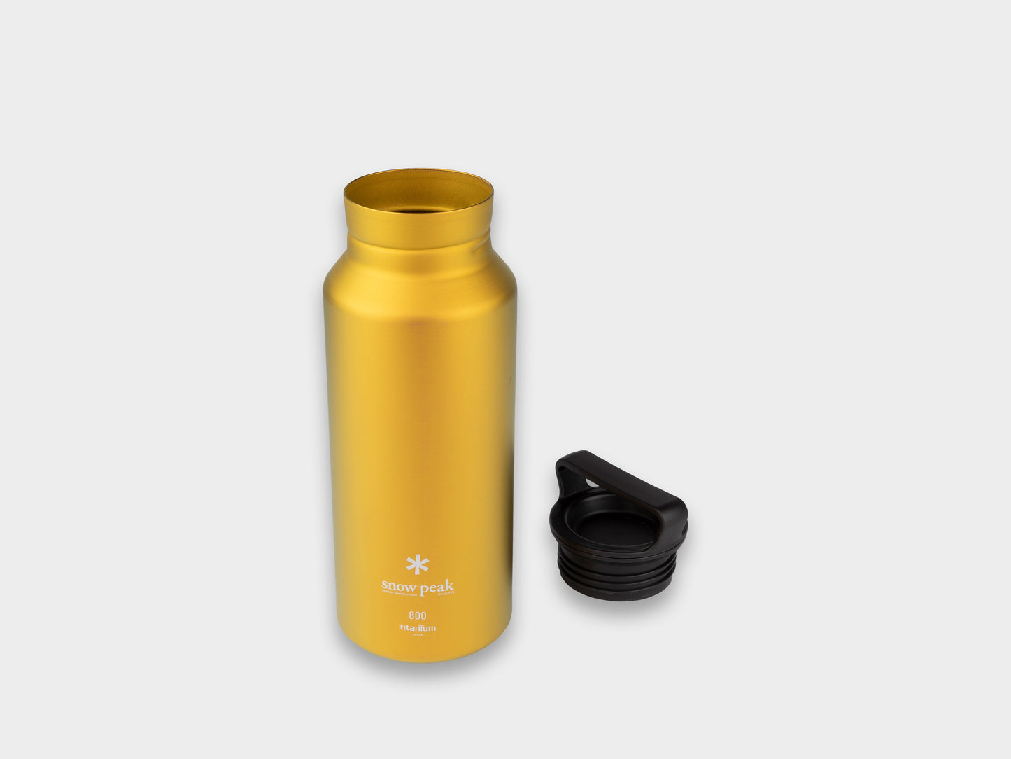 Snow Peak Titanium Aurora Bottle Yellow