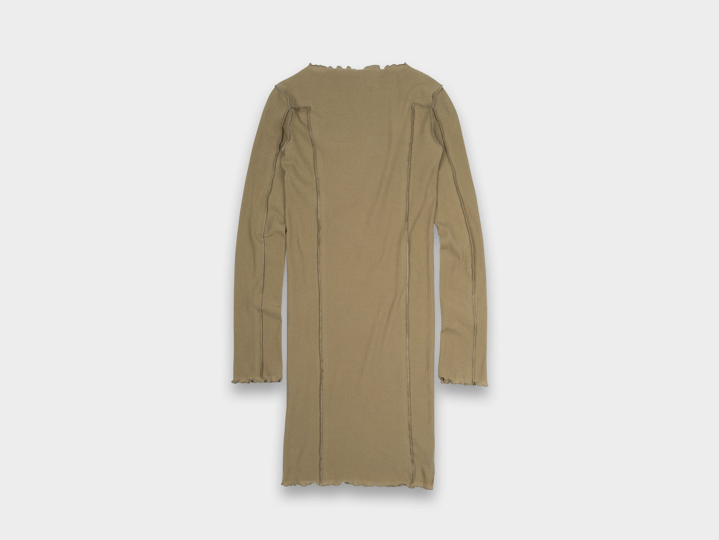 Baserange Omato L/S Dress Jade Brown