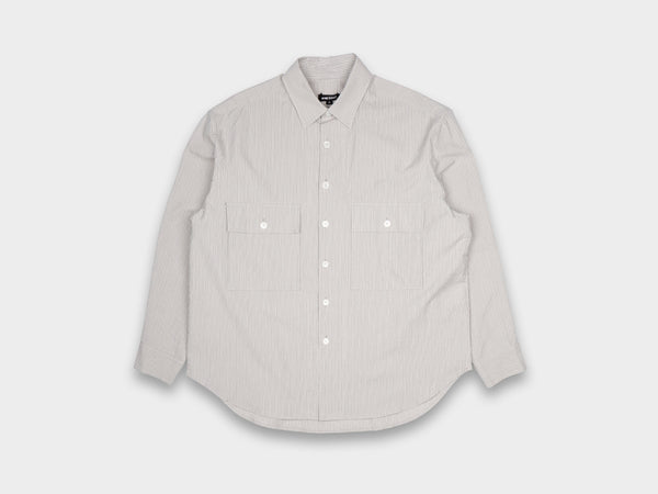 Evan Kinori Big Shirt Organic Cotton Stripe