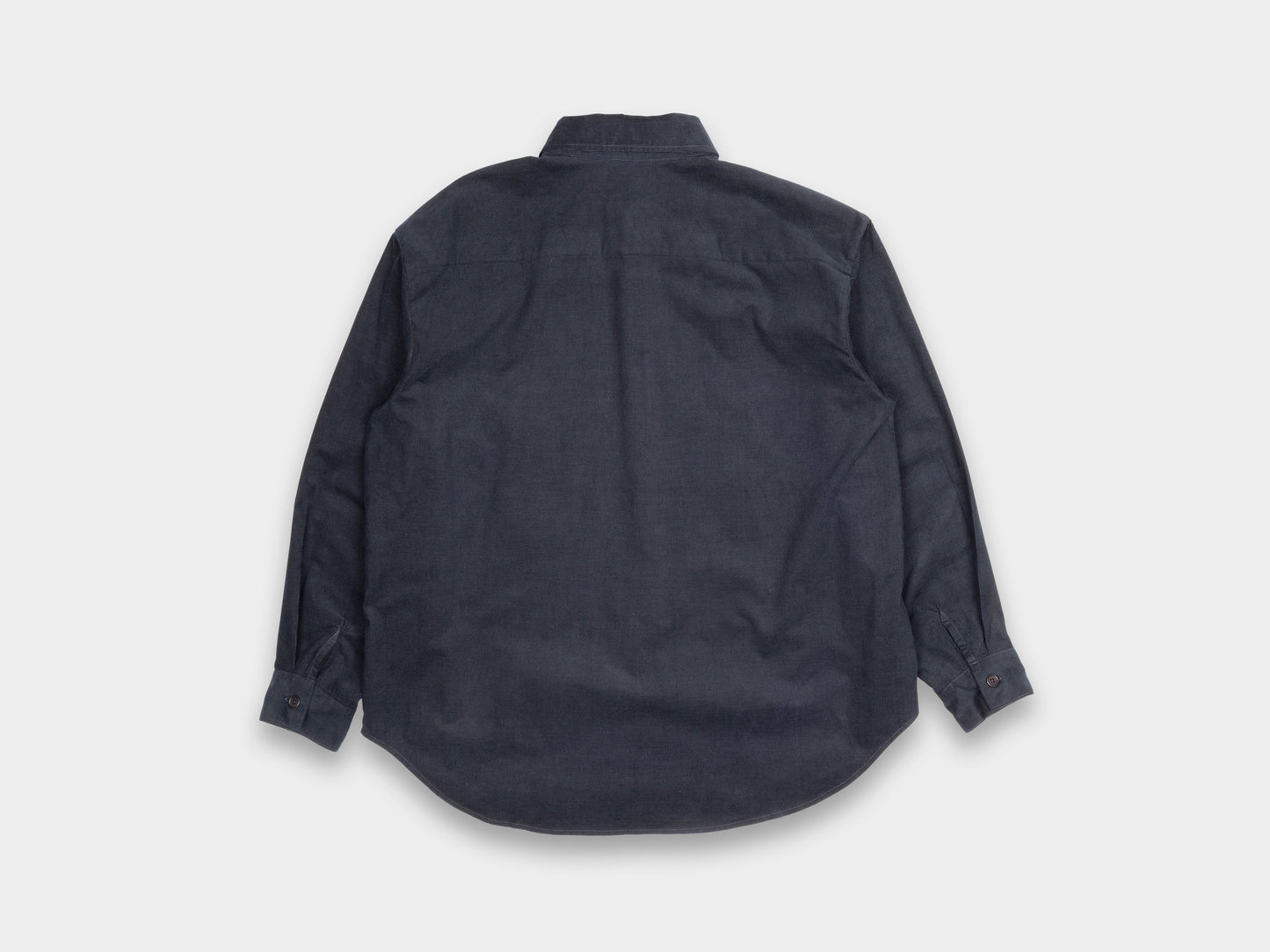 Evan Kinori Big Shirt Pinwale Corduroy Navy