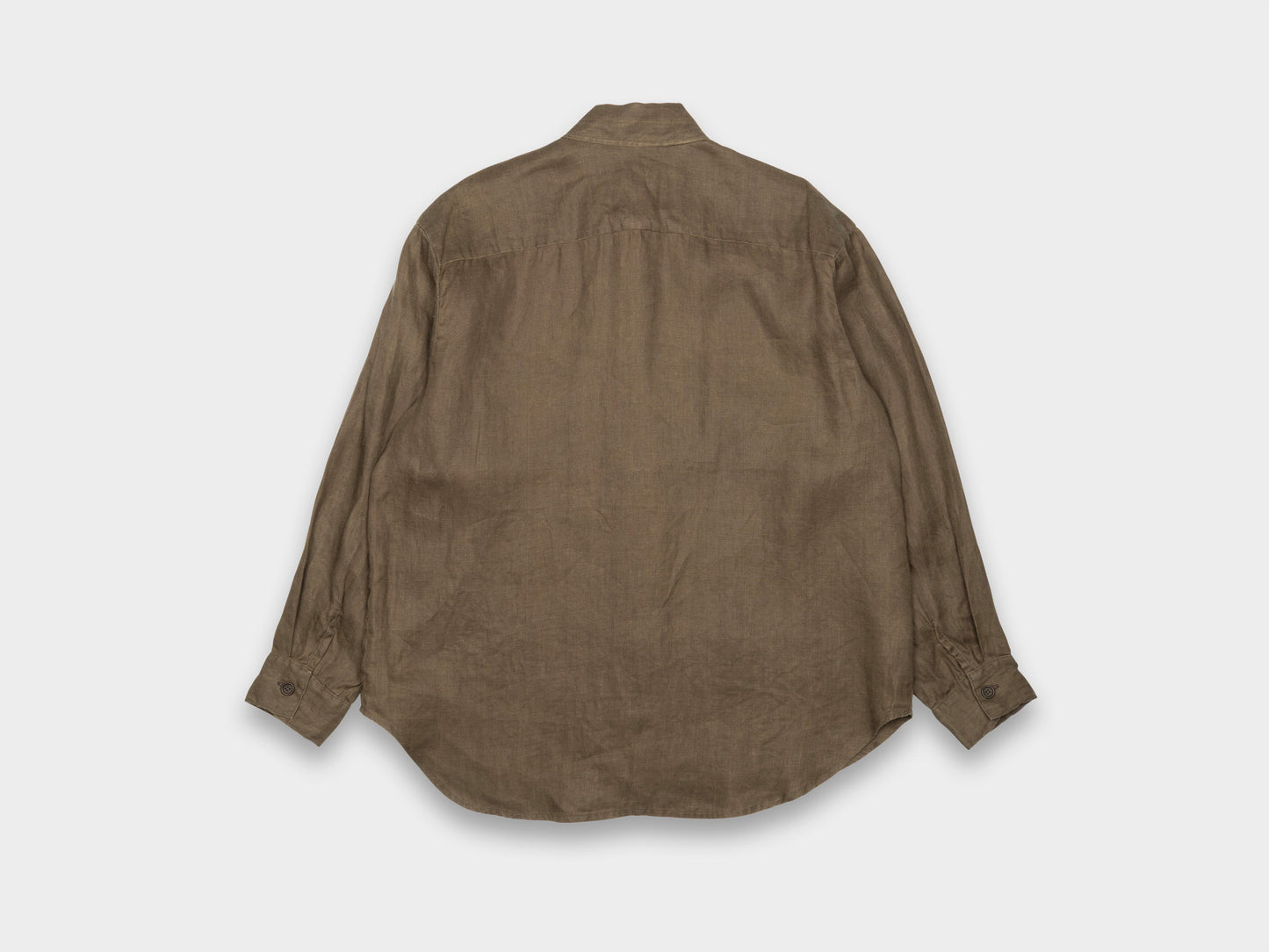 Evan Kinori Big Shirt Sumi Ink Hemp Twill