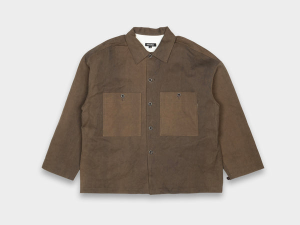 Evan Kinori Field Shirt Two Sumi Cotton / Washi Canvas