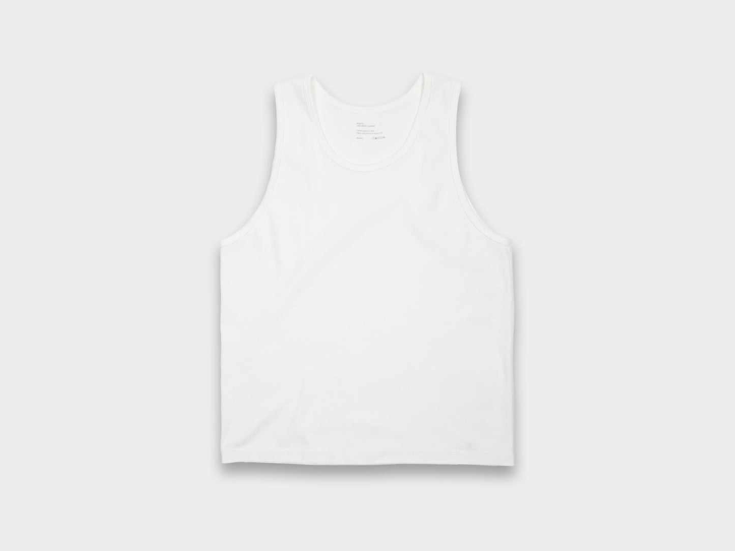 LWT0 "Singlet 2P" White Rib