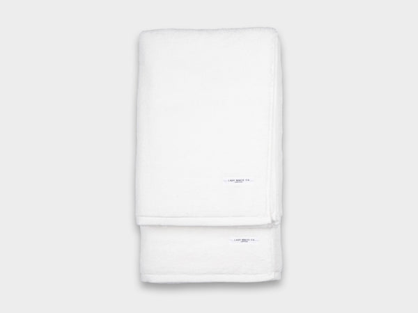 Lady White Co. Imabari Towel 2-Pack White