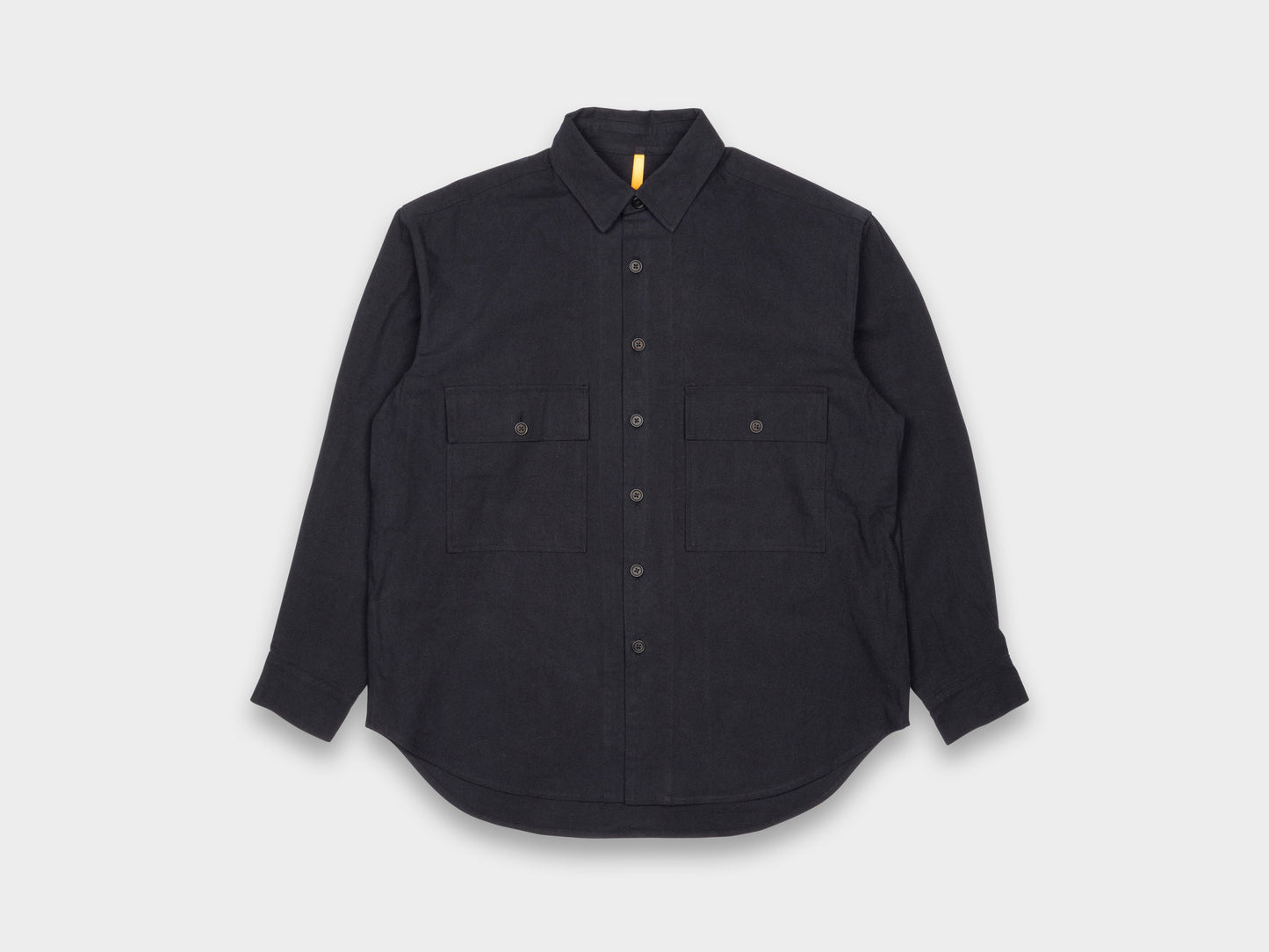 Evan Kinori Big Shirt MAN–TLE Black Wash