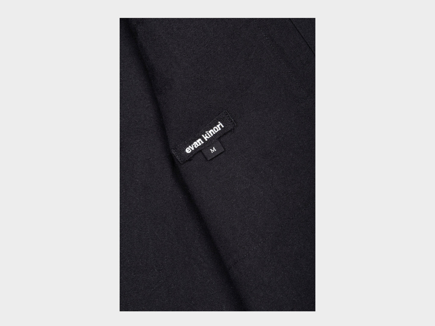 Evan Kinori Big Shirt MAN–TLE Black Wash