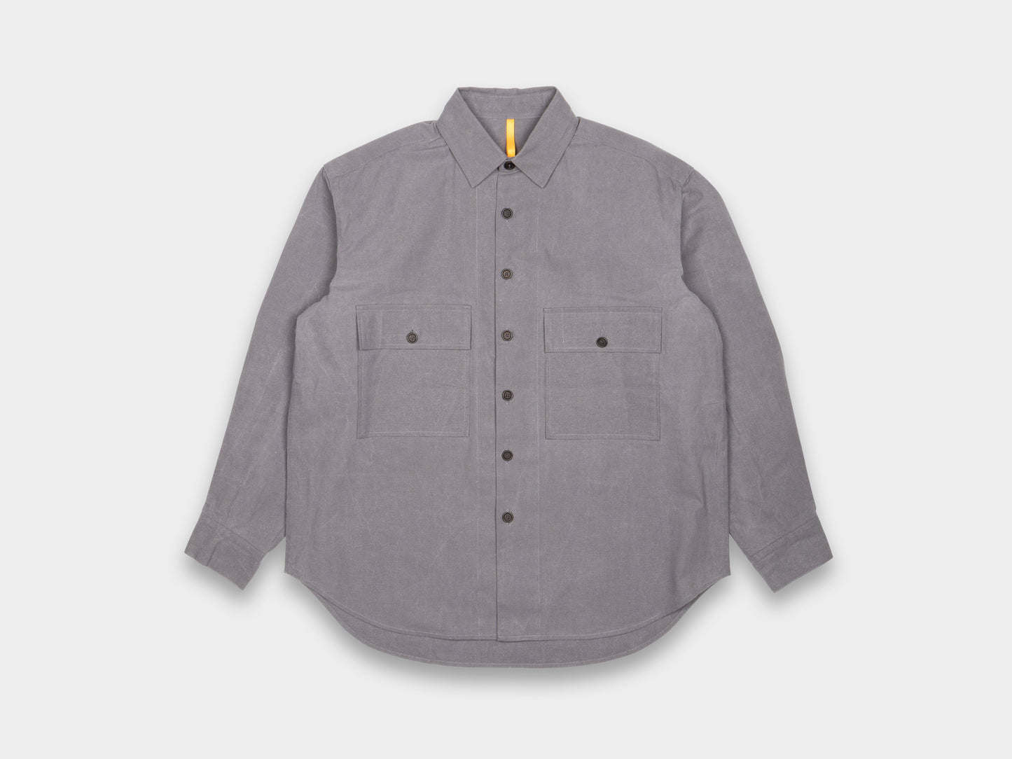 Evan Kinori Big Shirt MAN–TLE Stone Wax