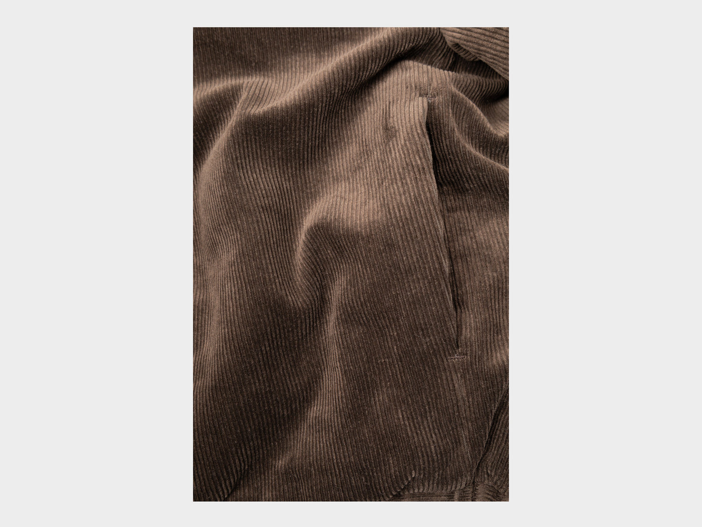 EKD3 "Down Blouson" Sumi Ink Corduroy