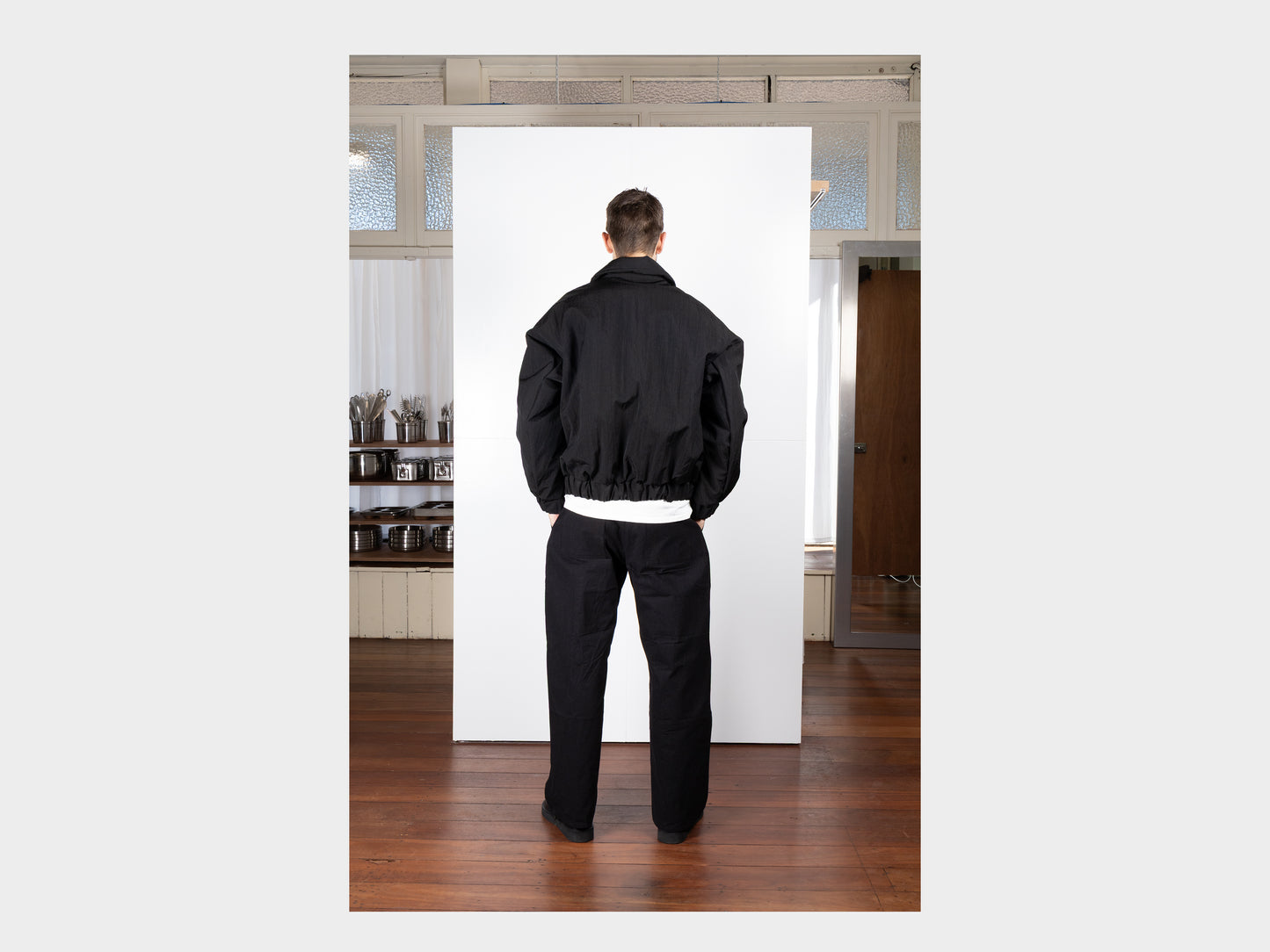 R0D3 "Down Blouson" Black Nylon