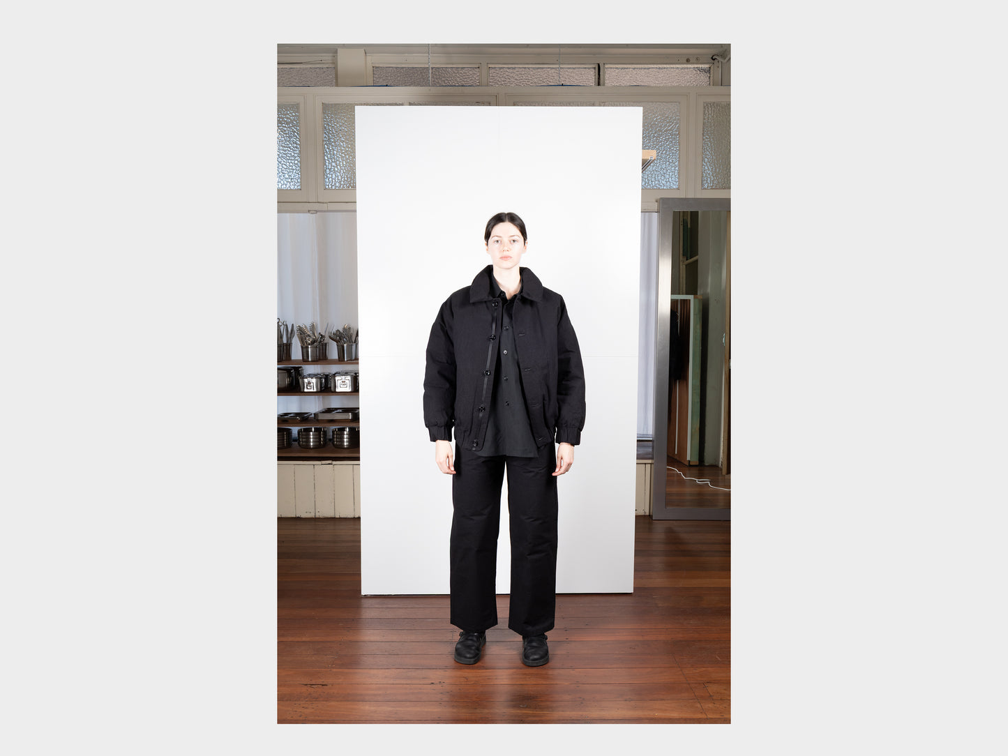 R0D3 "Down Blouson" Black Wax