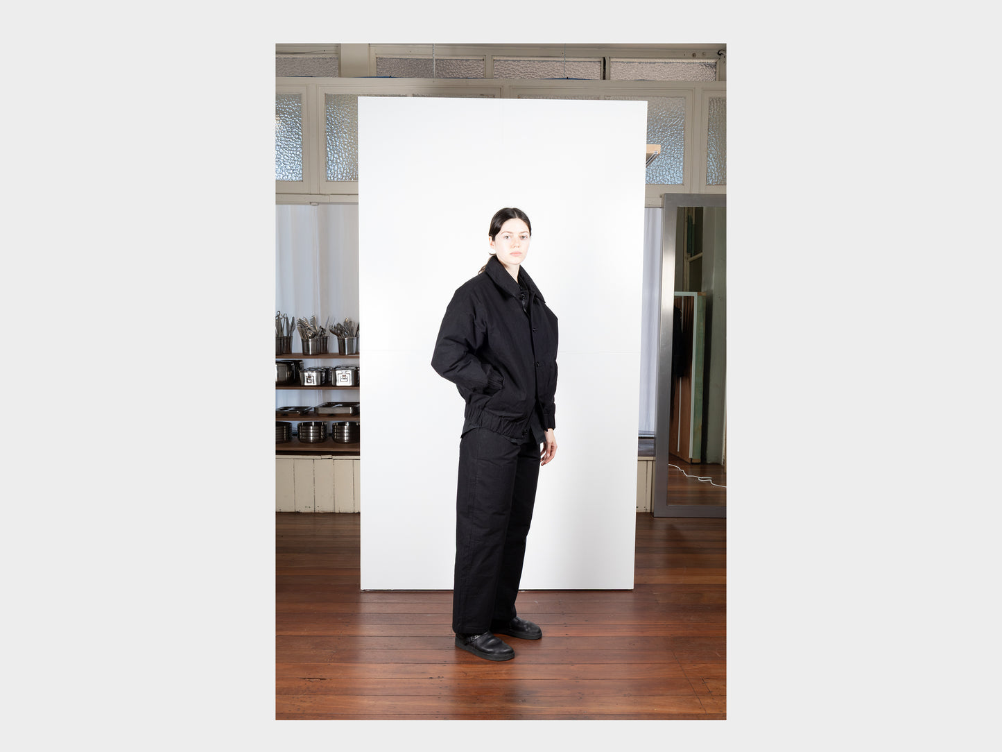 R0D3 "Down Blouson" Black Wax