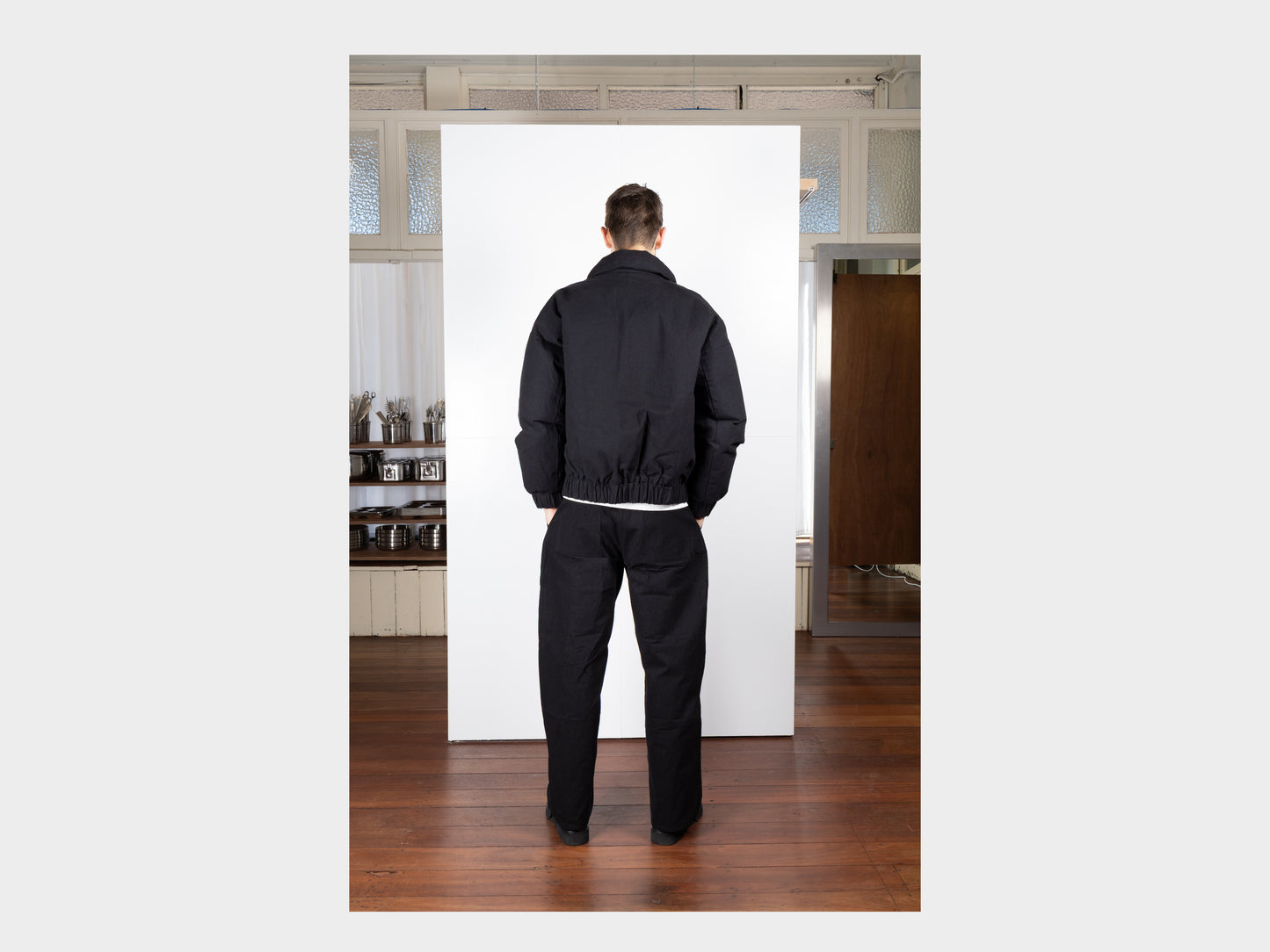 R0D3 "Down Blouson" Black Wax