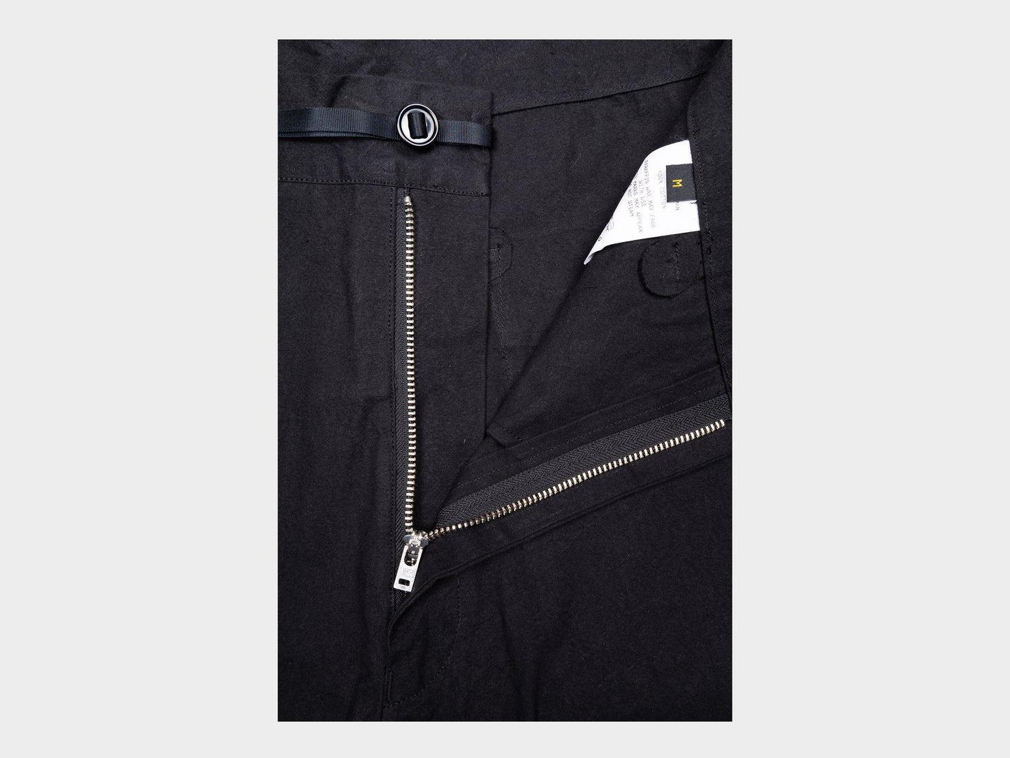R0P4 "Wide Pants" Black Wax