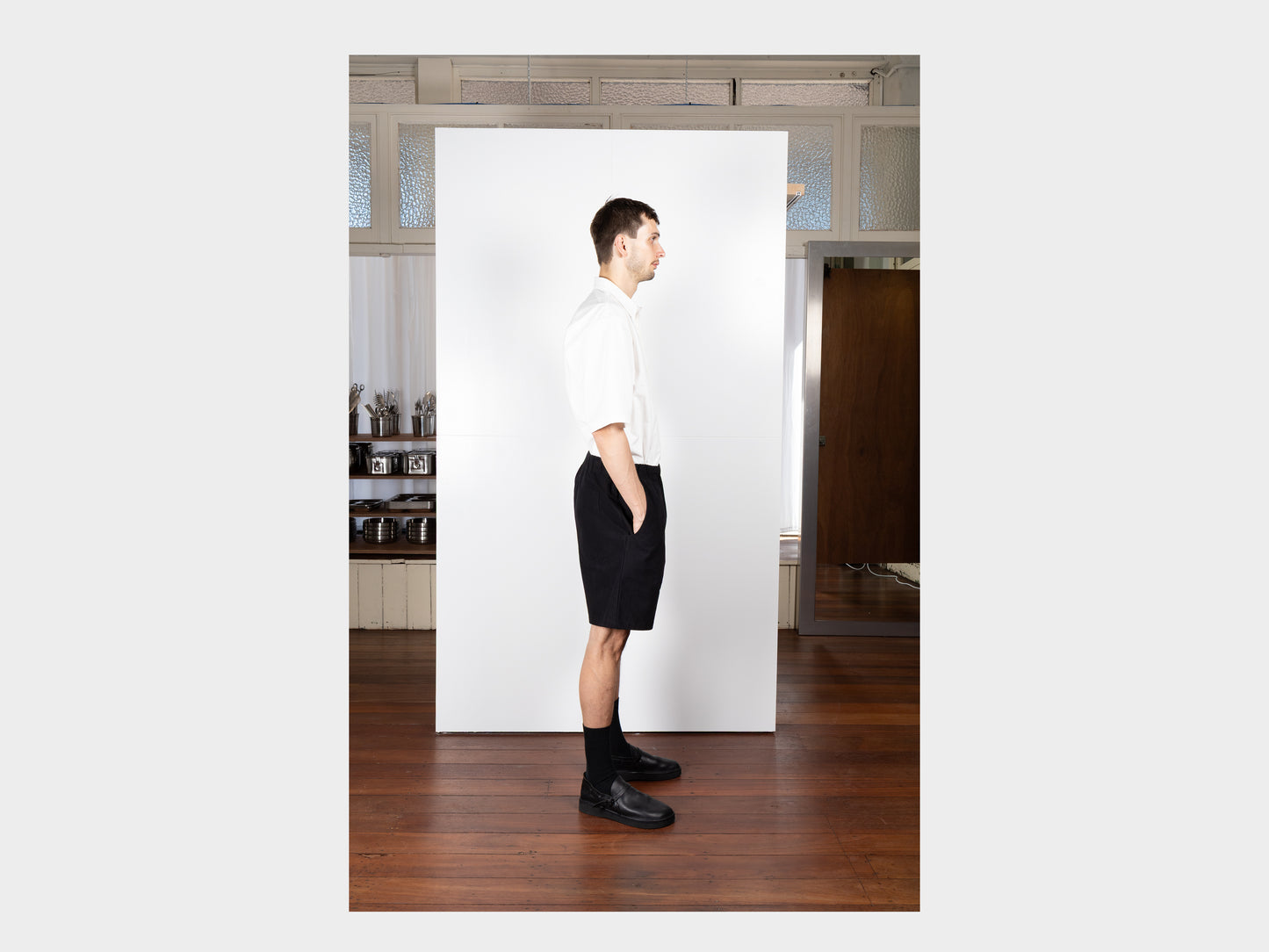 R0P7 "Easy Shorts" Black Wash