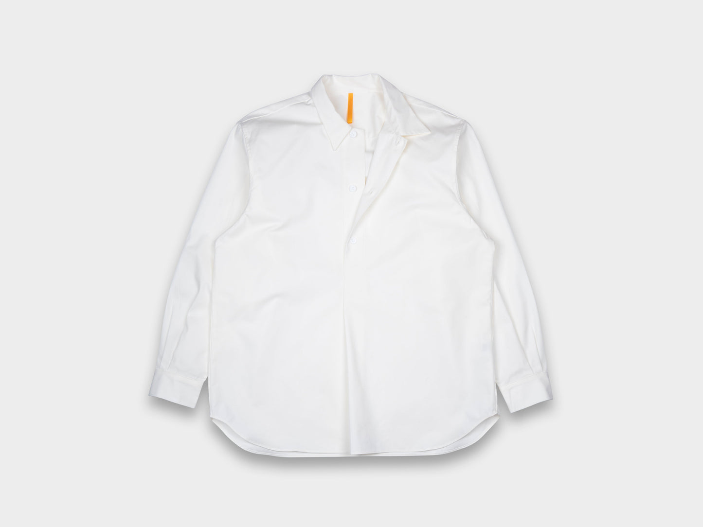 R0S2 "Pullover Shirt" White Magic Gabardine